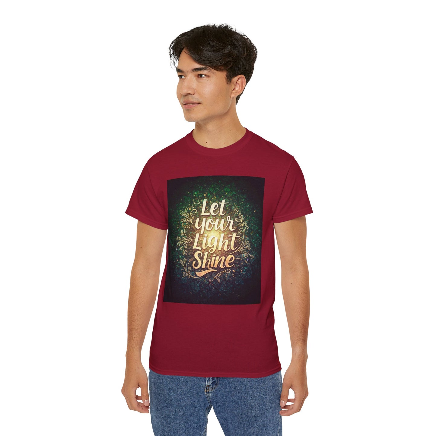 Inspirerende Unisex Ultra Cotton Tee - "Laat jou lig skyn"