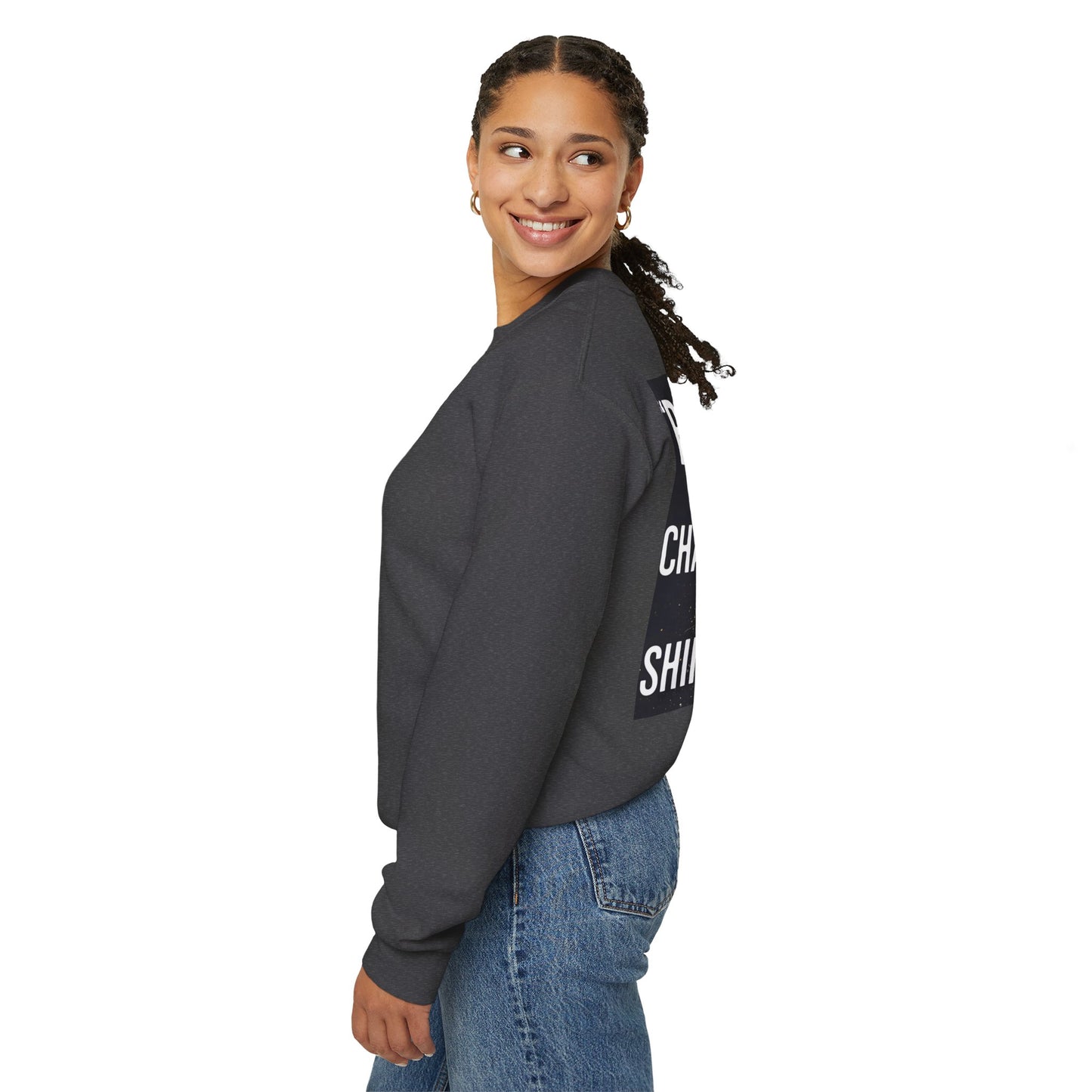 Empowering Feminist Sweatshirt - "Break the Chains, Shine"