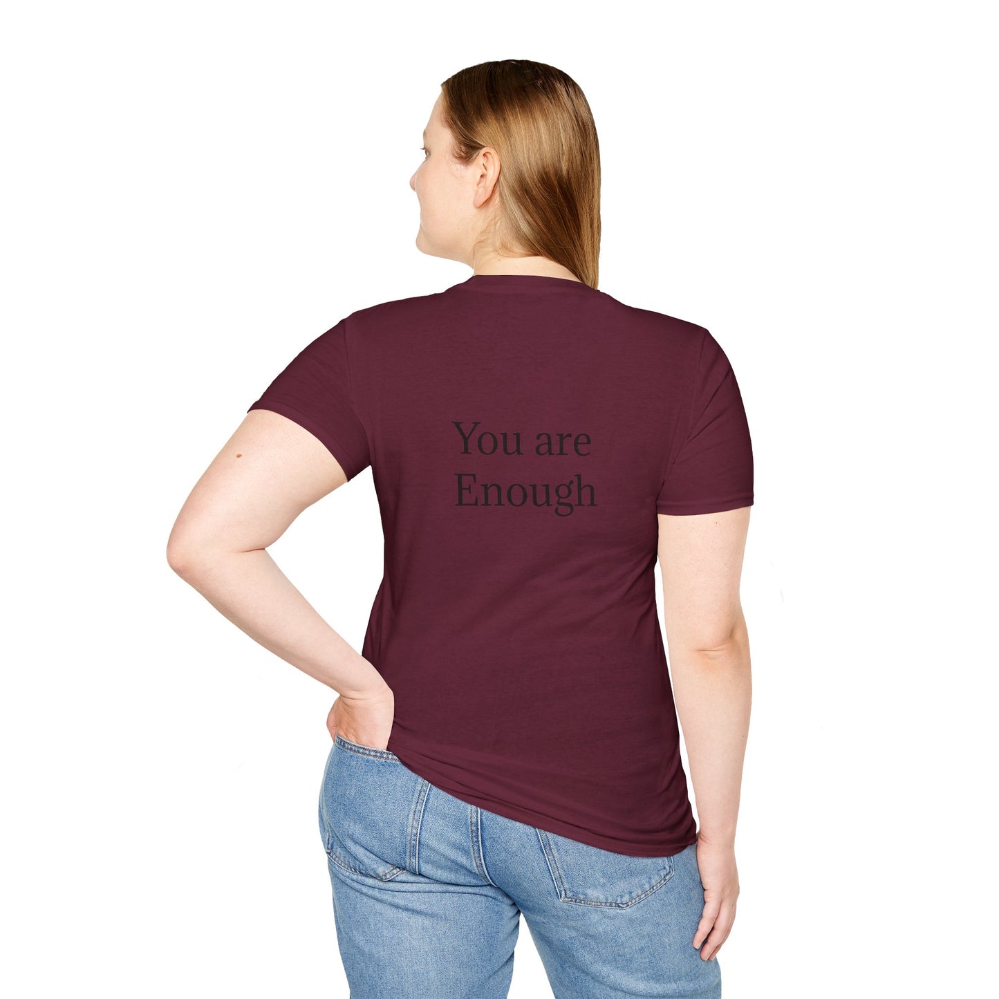 Inspirational Unisex Softstyle T-Shirt - "You are Enough"