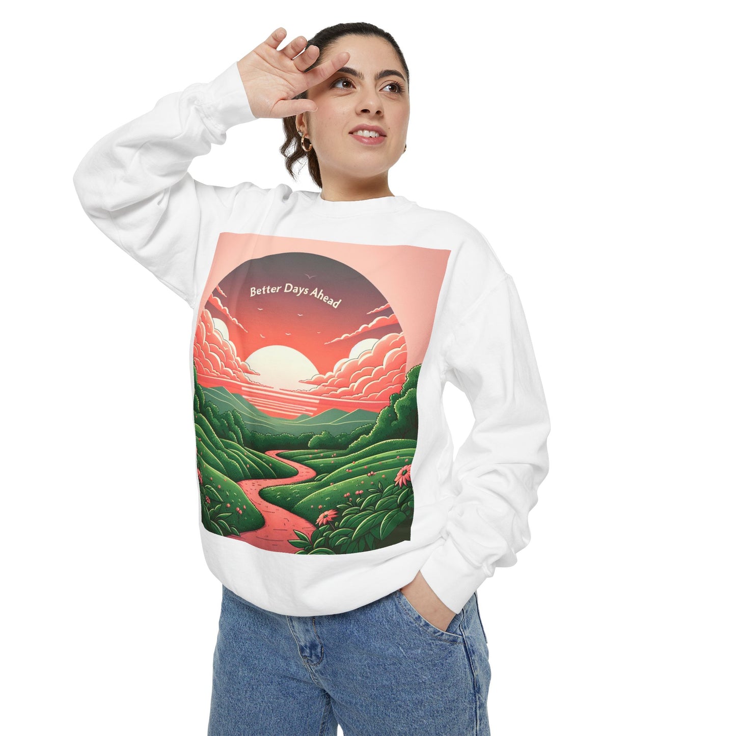 Unisex Garment-Dyed Sweatshirt