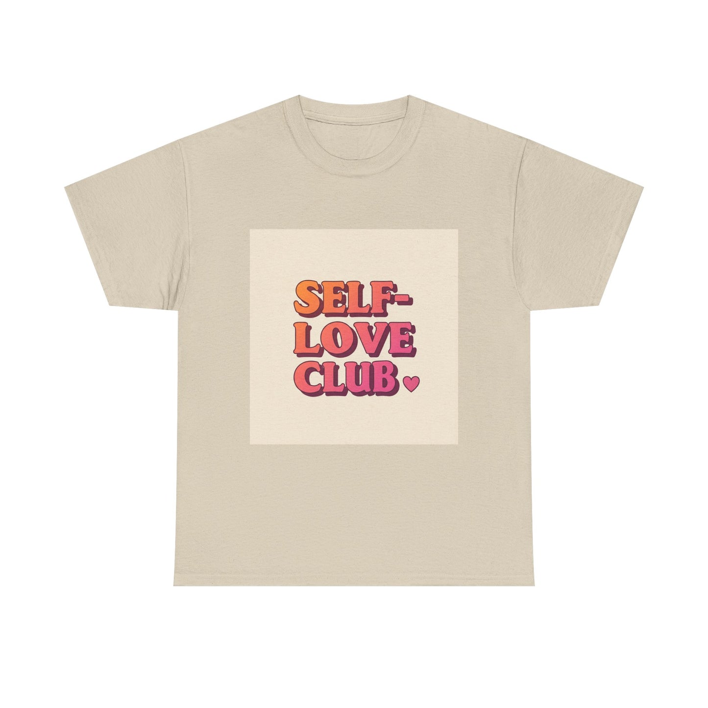 Self-Love Club Unisex Heavy Cotton Tee - Empowerment & Comfort for All