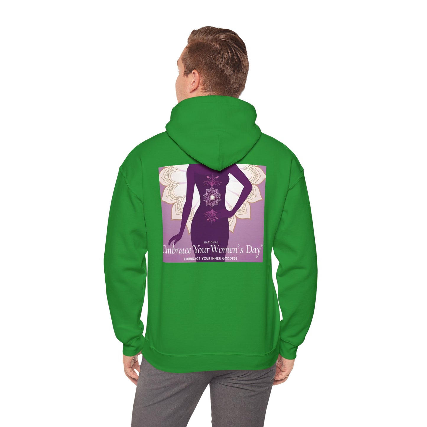 Embrace Your Women's Day Hoodie - Unisex Heavy Blend Sweatshirt