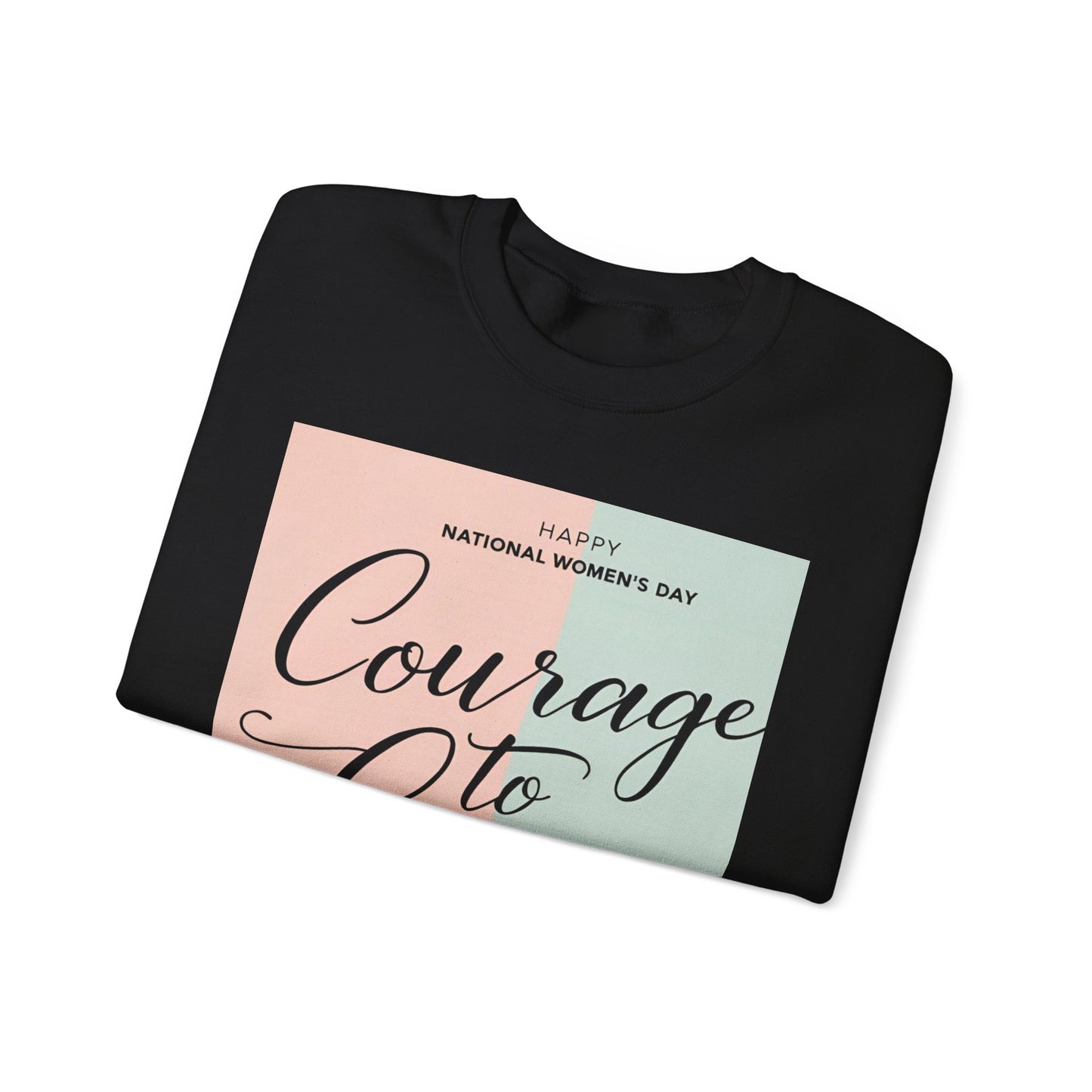 Courage to Care Sweatshirt vir Geestesgesondheidsbewustheid