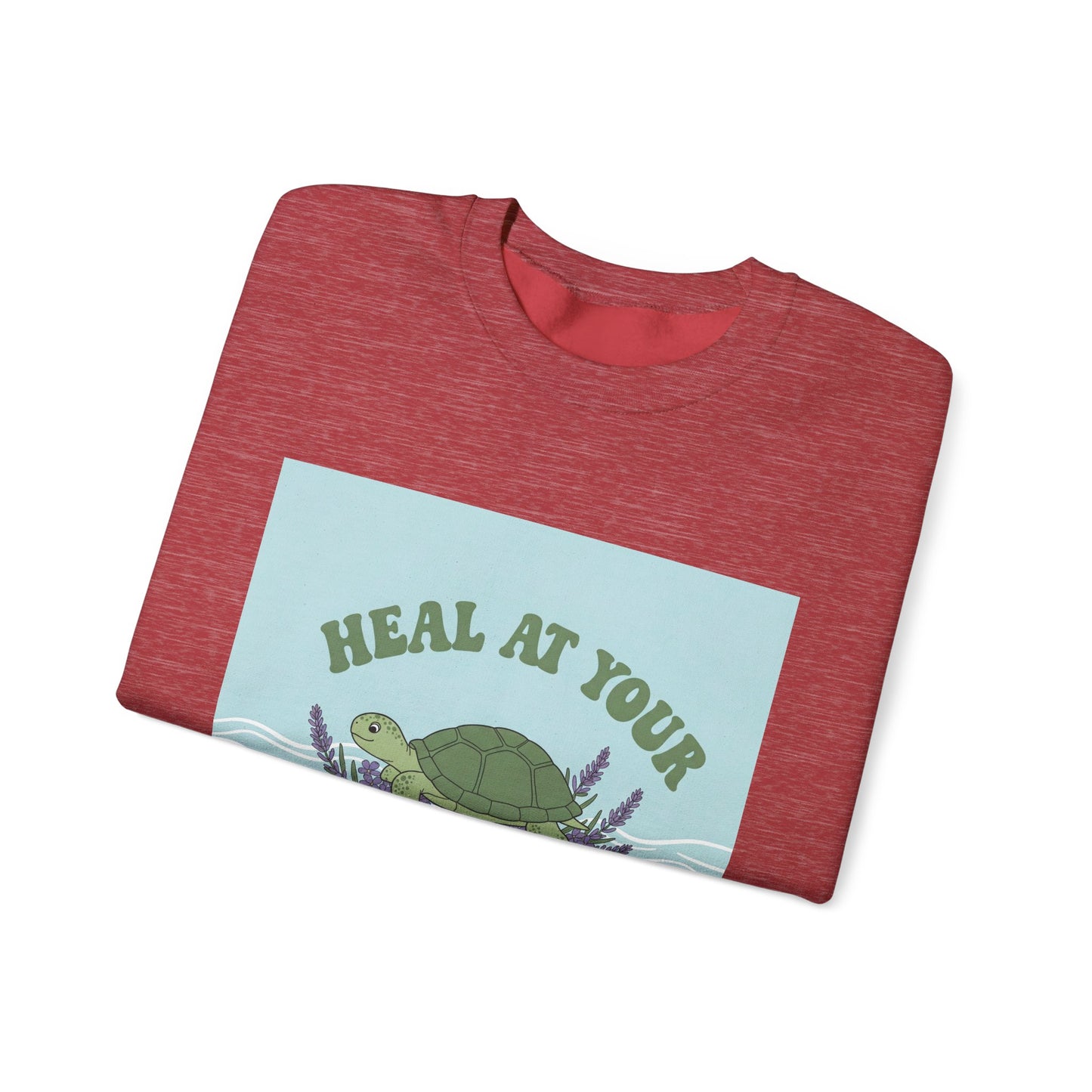 Heal at Your Own Pace Sweatshirt - Unisex Heavy Blend™ Crewneck