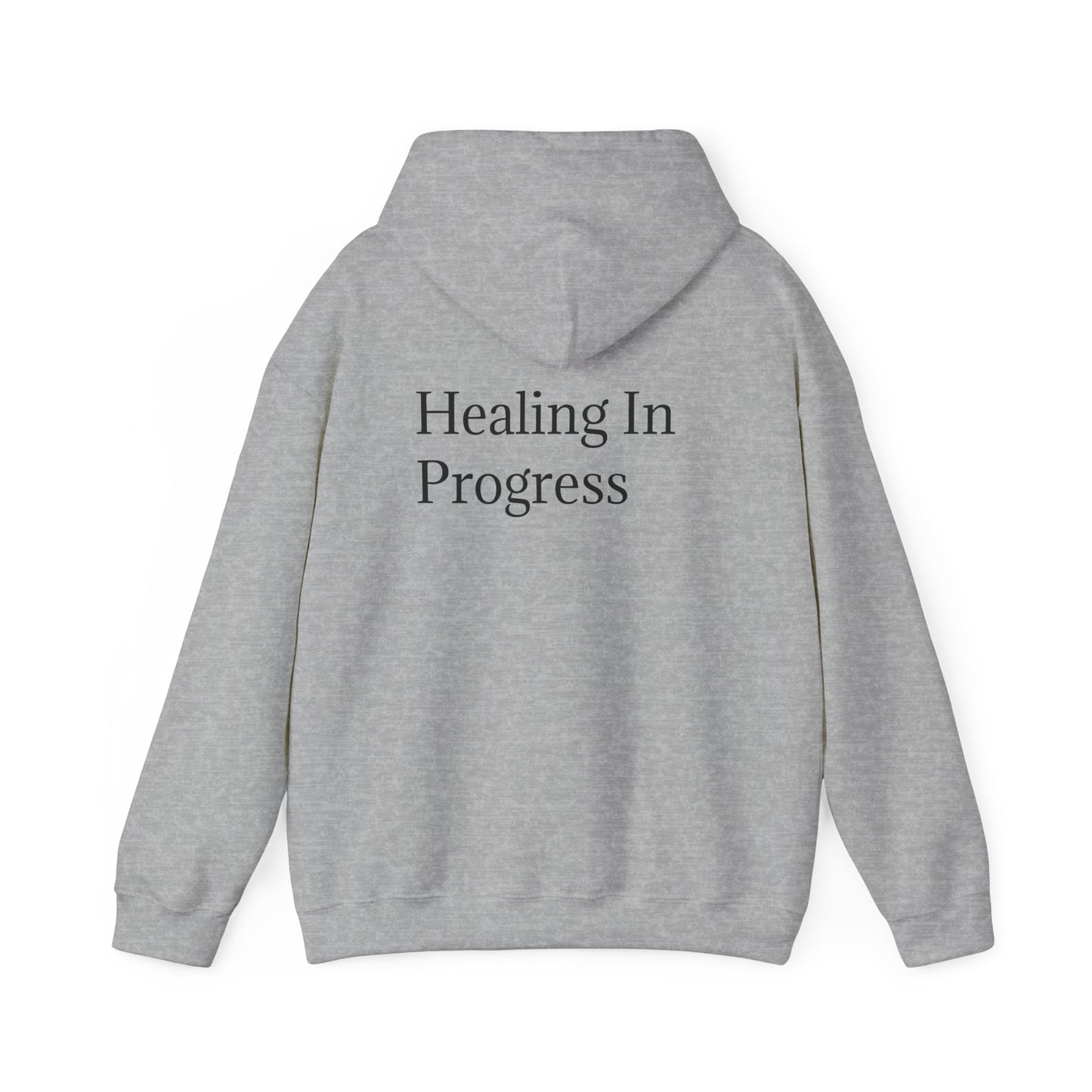 တိုးတက်မှုအတွက် ကုစားခြင်း Unisex Heavy Blend Hoodie - Self-Care &amp; Relaxation အတွက် ဇိမ်ခံအင်္ကျီ