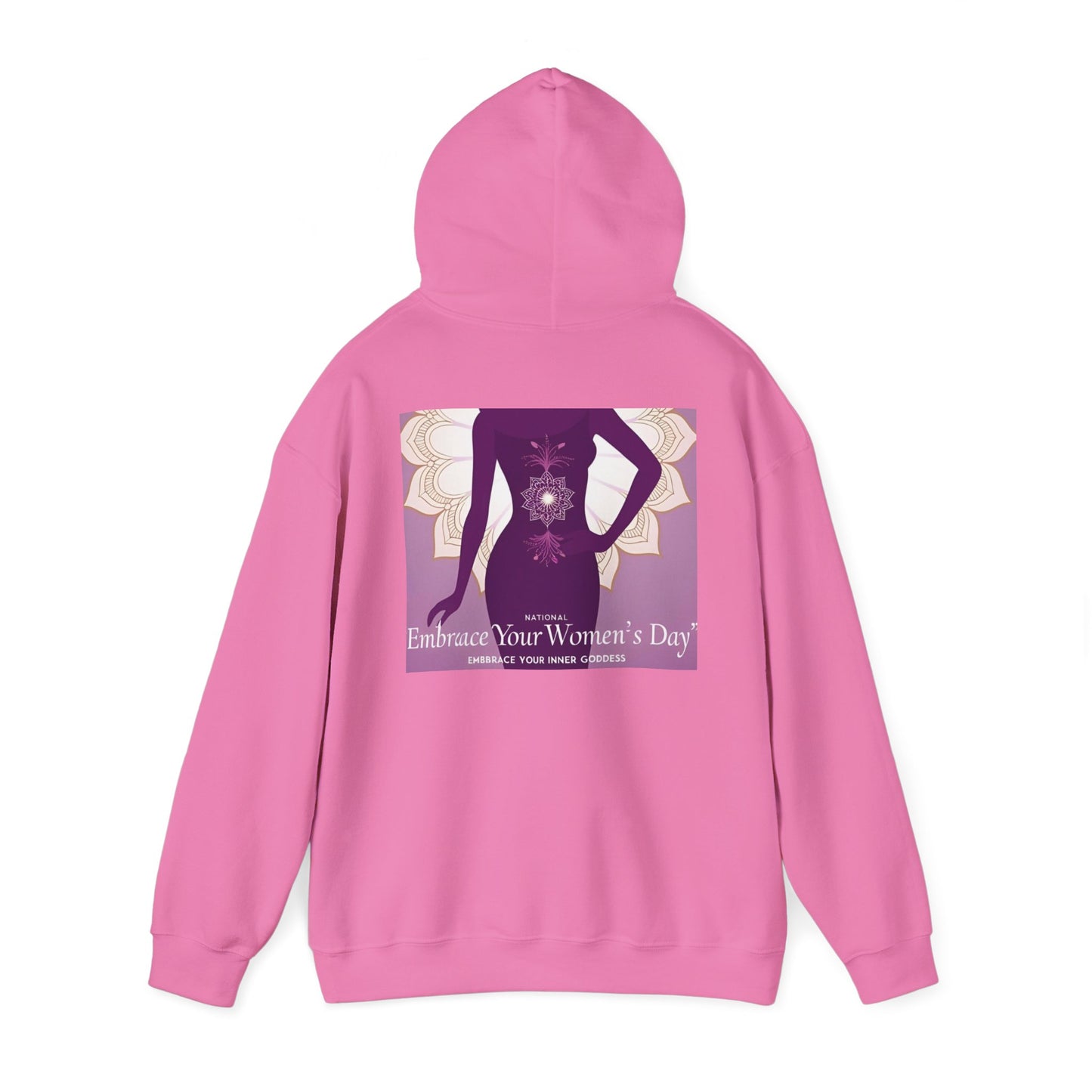 Embrace Your Women's Day Hoodie - Unisex Heavy Blend Sweatshirt