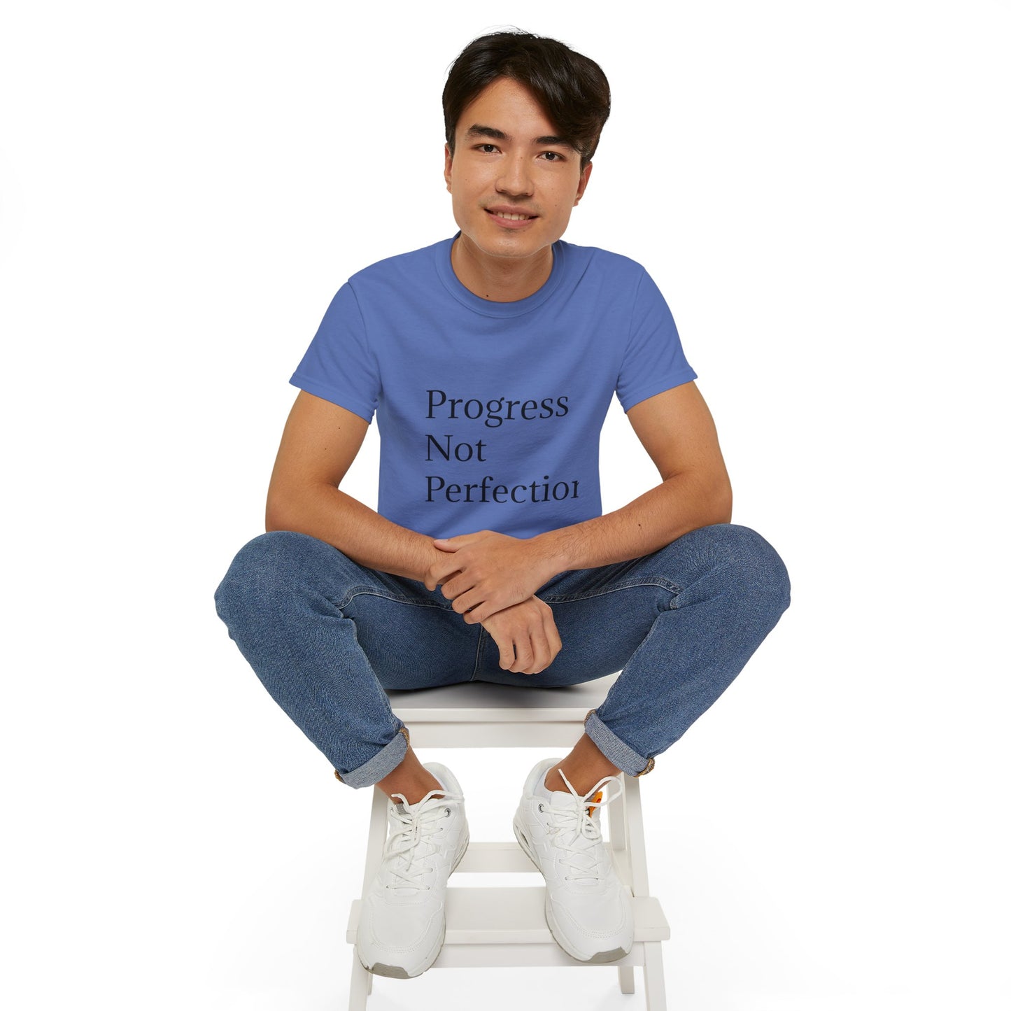 Progress Not Perfection Unisex Ultra Cotton Tee | Motivational T-Shirt for Daily Inspiration