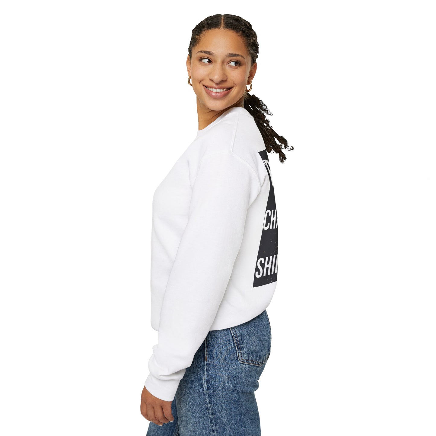 Empowering Feminist Sweatshirt - "Break the Chains, Shine"