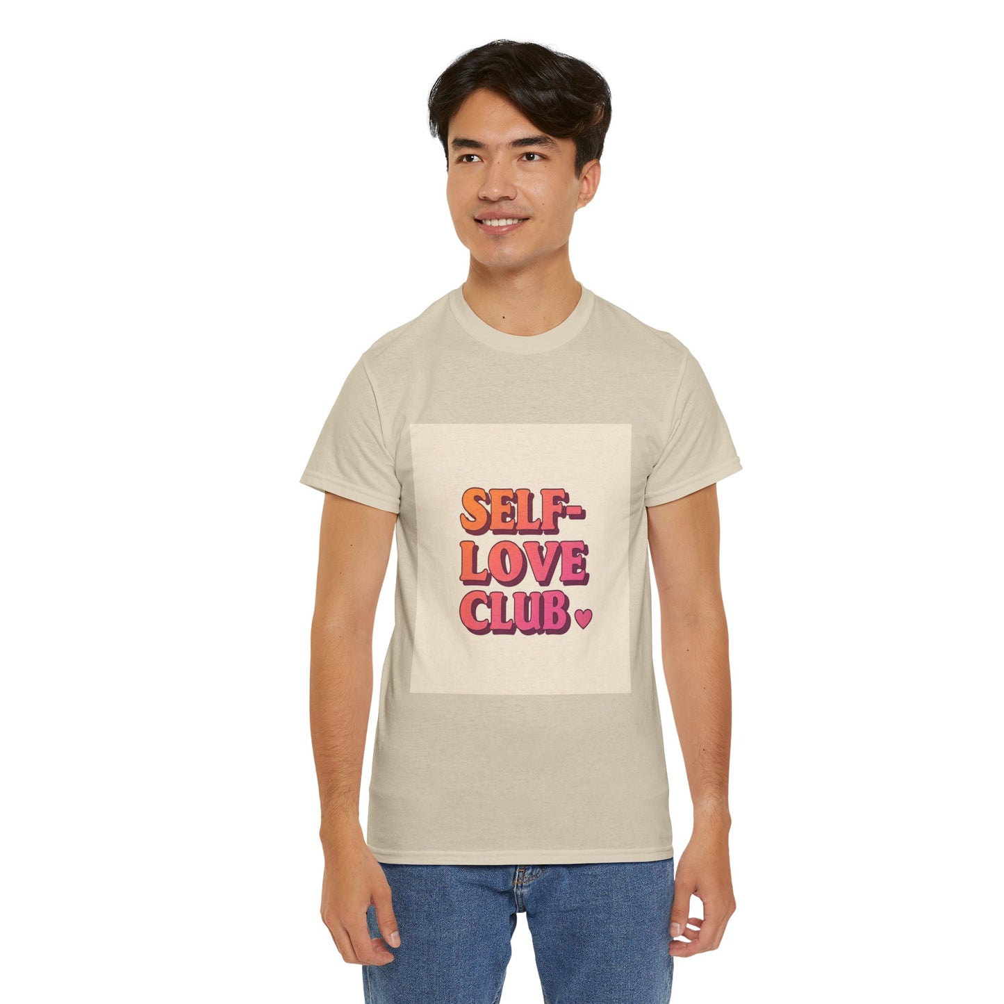 Self-Love Club Unisex Heavy Cotton Tee - Empowerment & Comfort for All