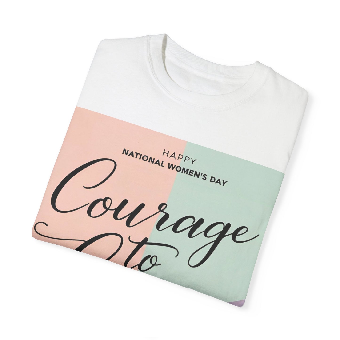 Courage to Care Unisex-T-hemp vir Geestesgesondheidsbewustheid