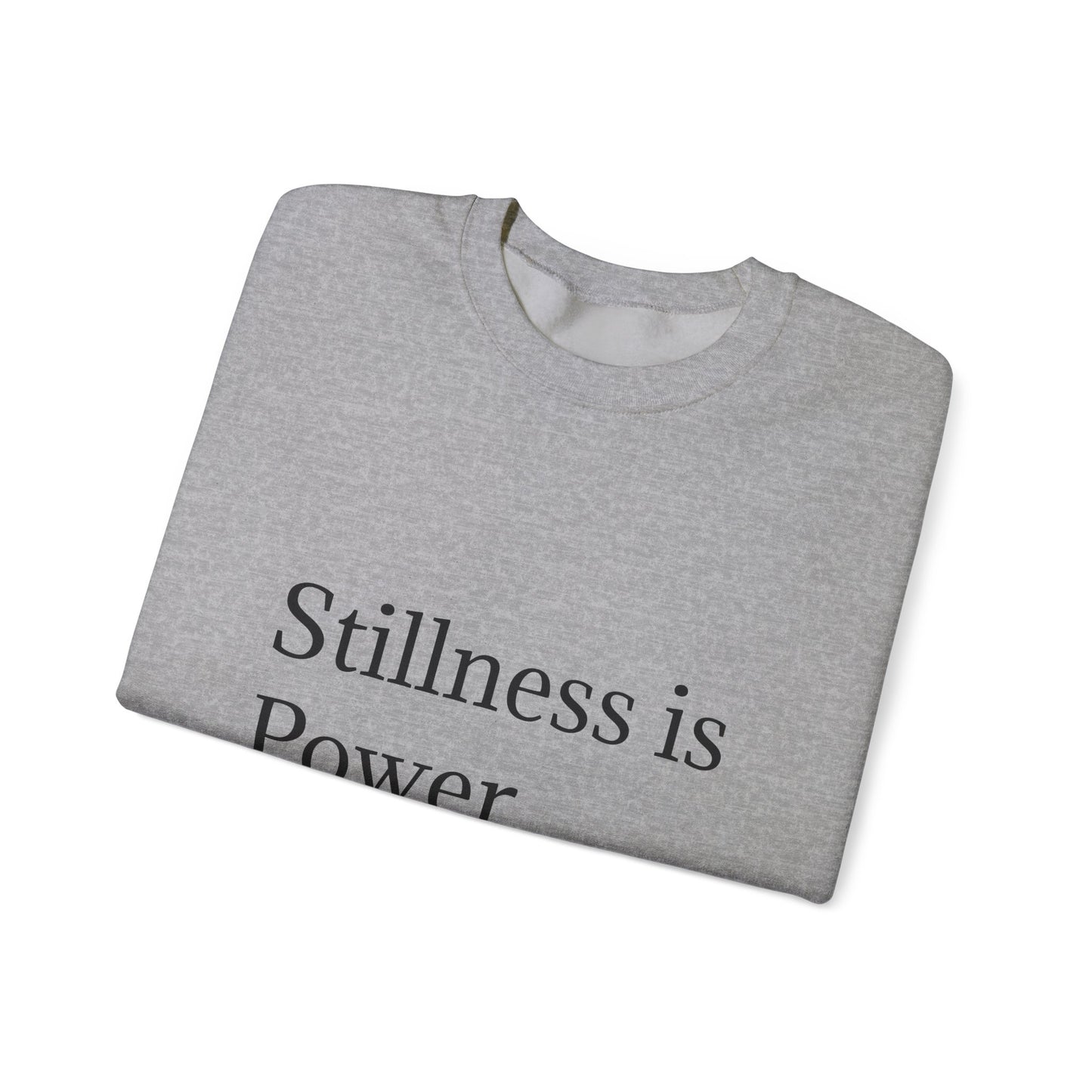 Stillness သည် Power Unisex Heavy Blend™ Crewneck Sweatshirt ဖြစ်သည်။