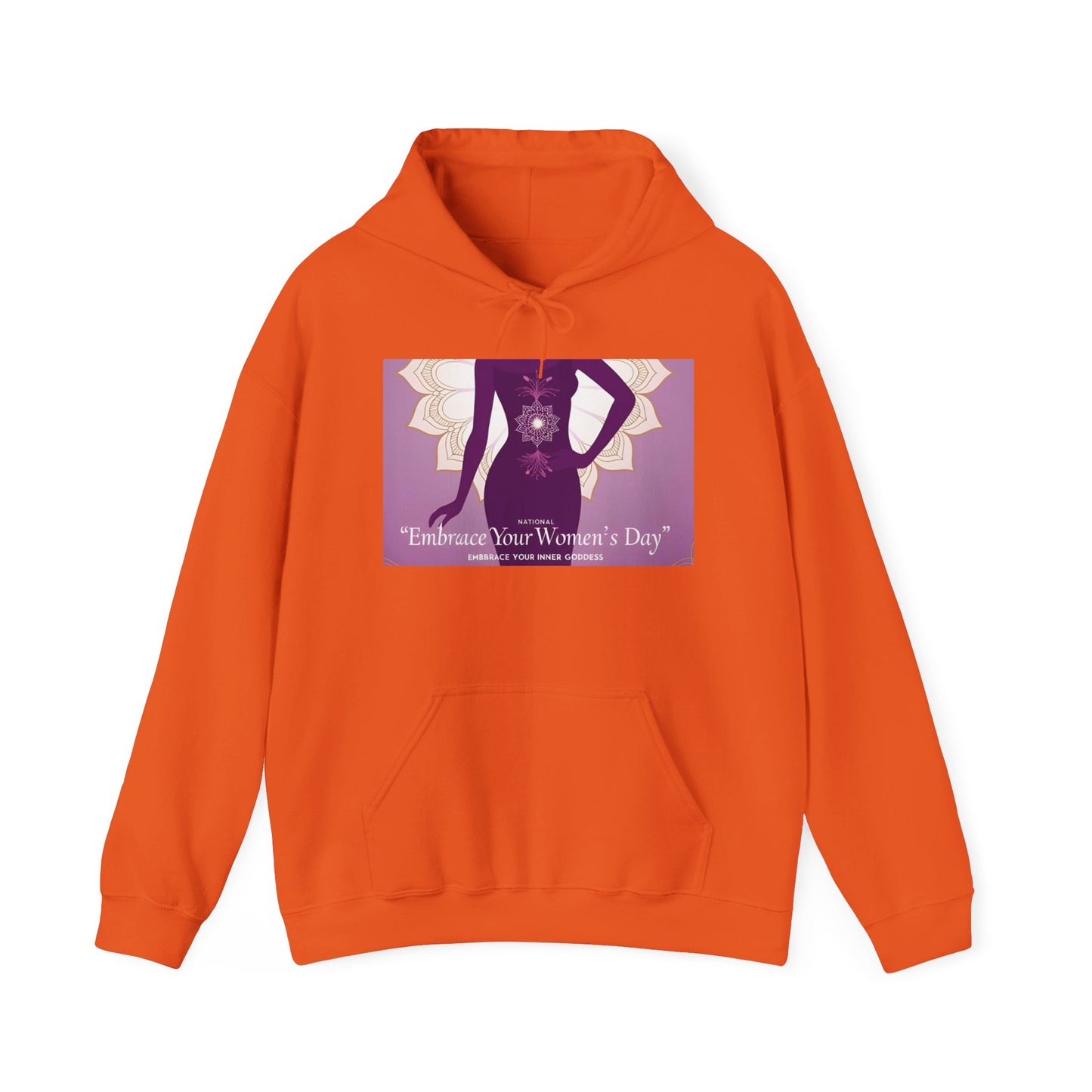 Embrace Your Women's Day Hoodie - Unisex Heavy Blend Sweatshirt