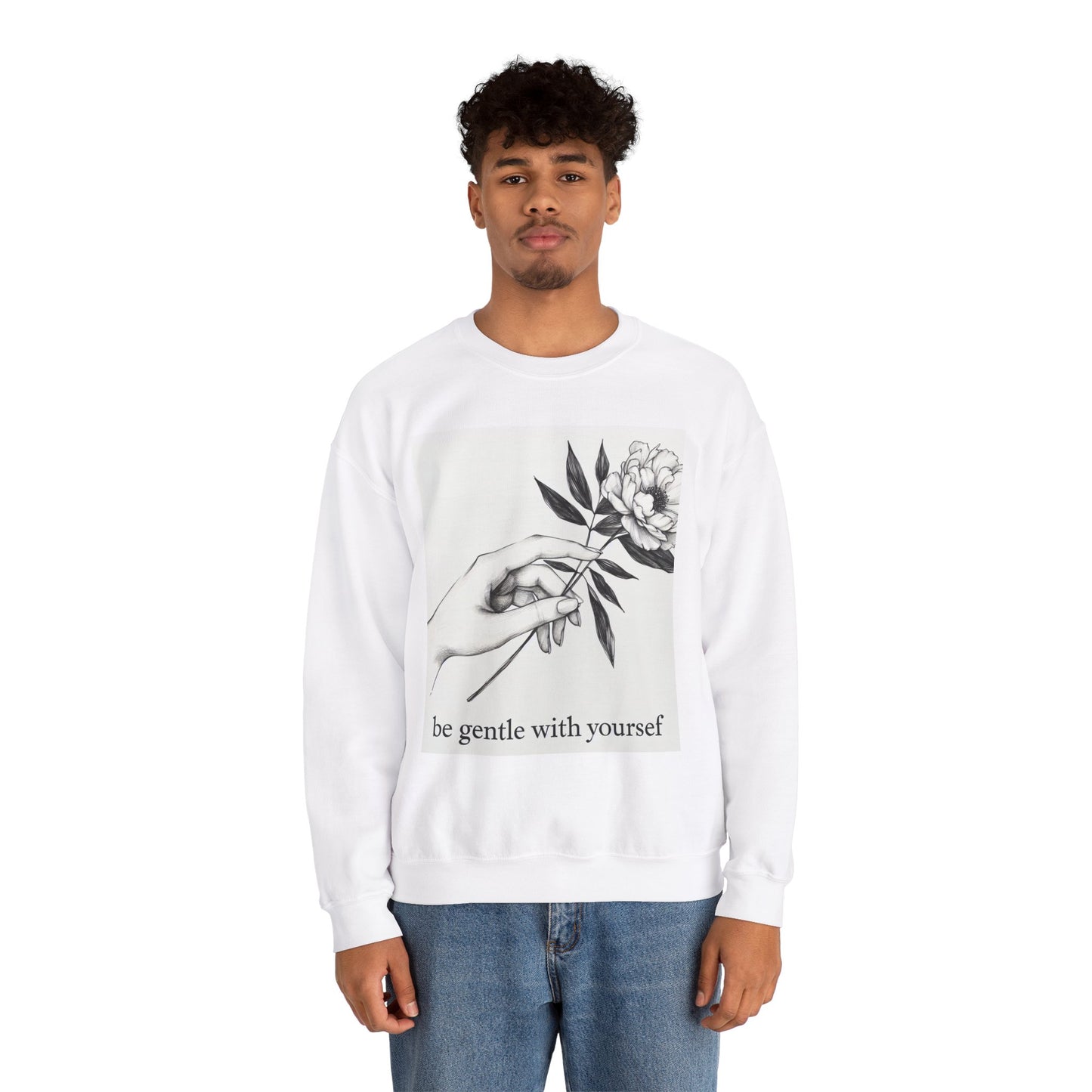 Be Gentle With Yourself Crewneck Sweatshirt - Unisex Heavy Blend™