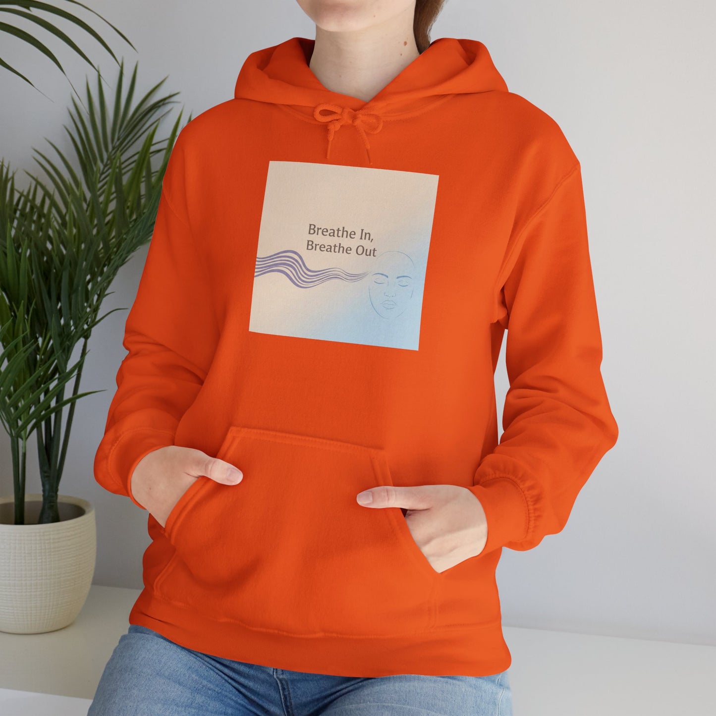 Mindfulness Breathe In Hoodie for Stress Relief