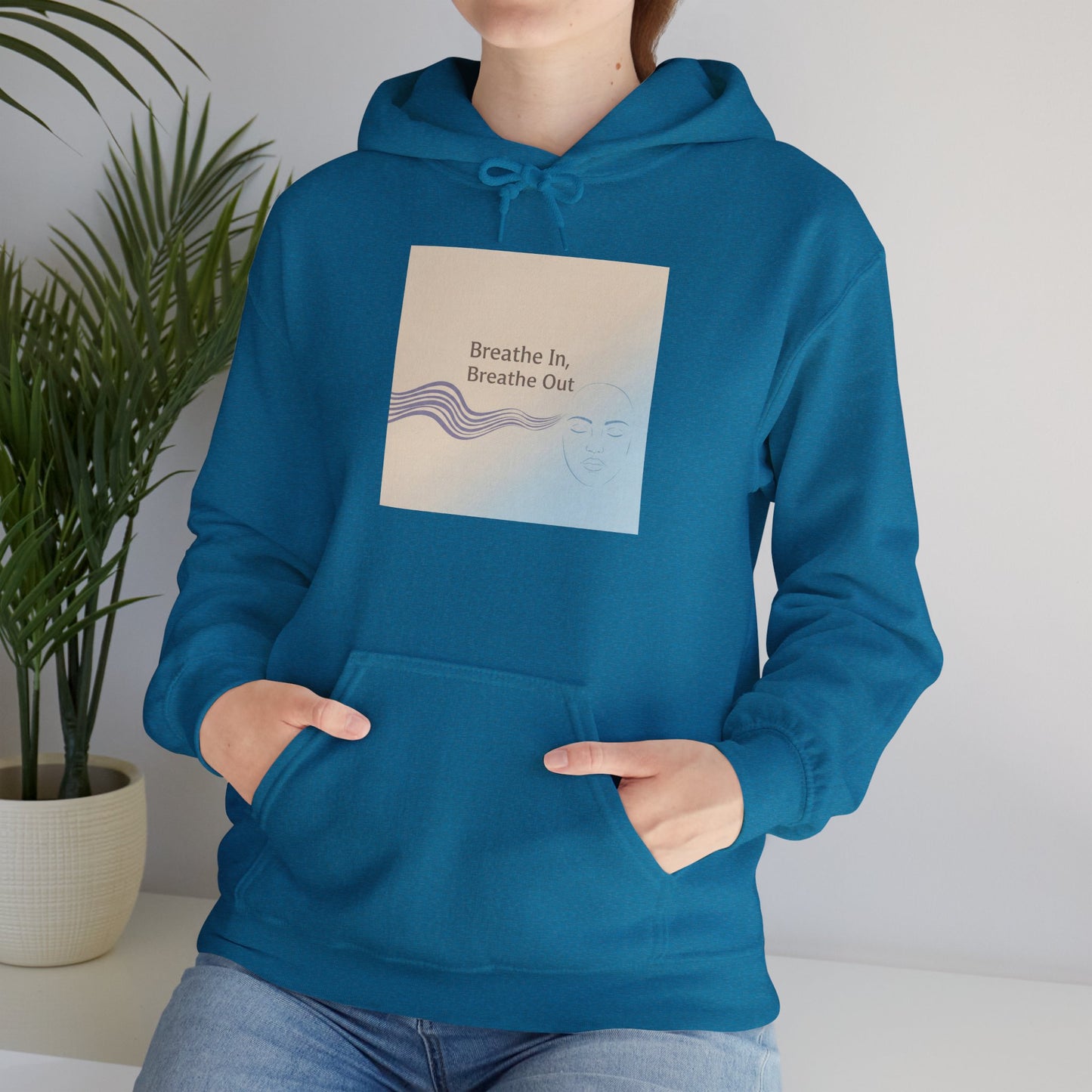 Mindfulness Breathe In Hoodie for Stress Relief