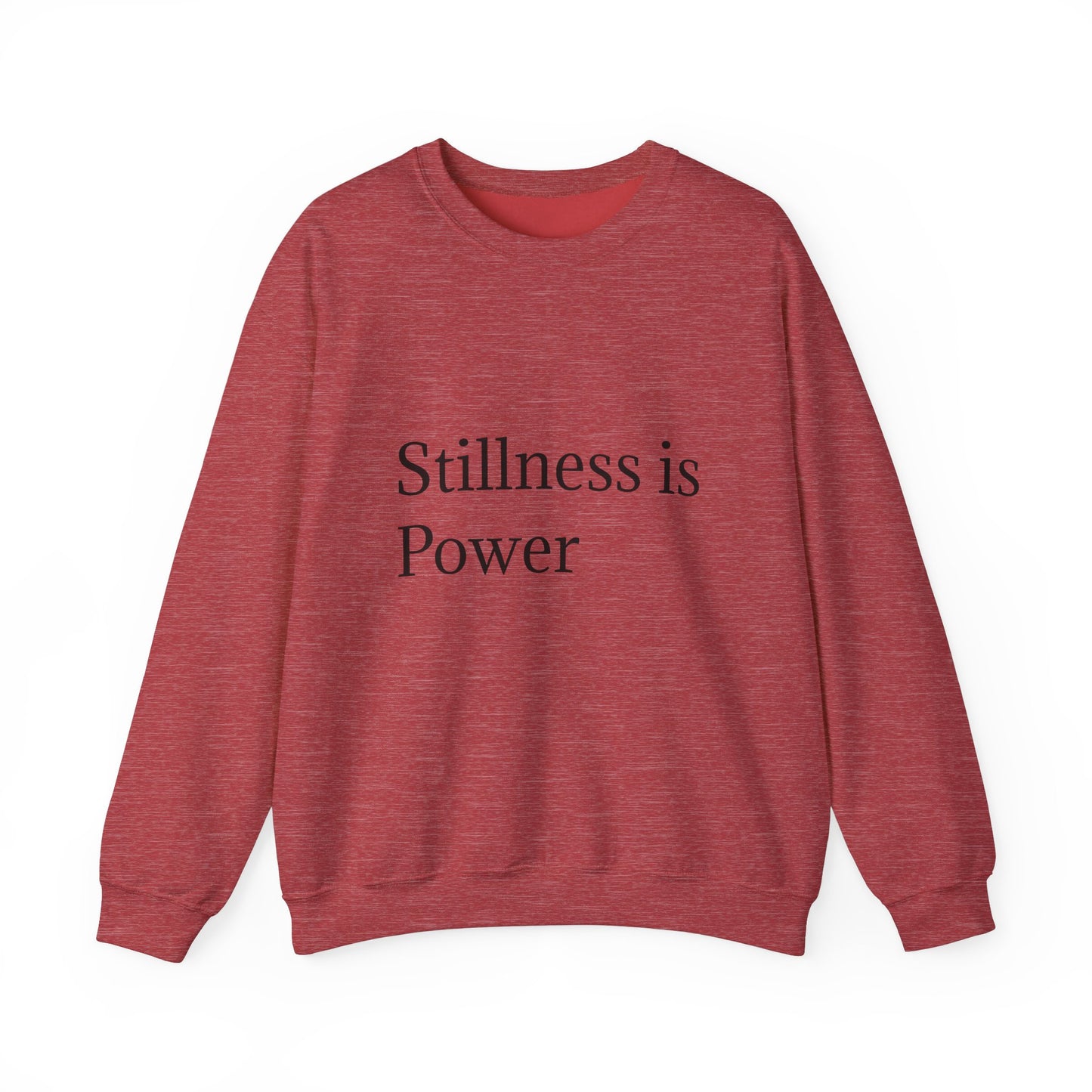 Stillness သည် Power Unisex Heavy Blend™ Crewneck Sweatshirt ဖြစ်သည်။