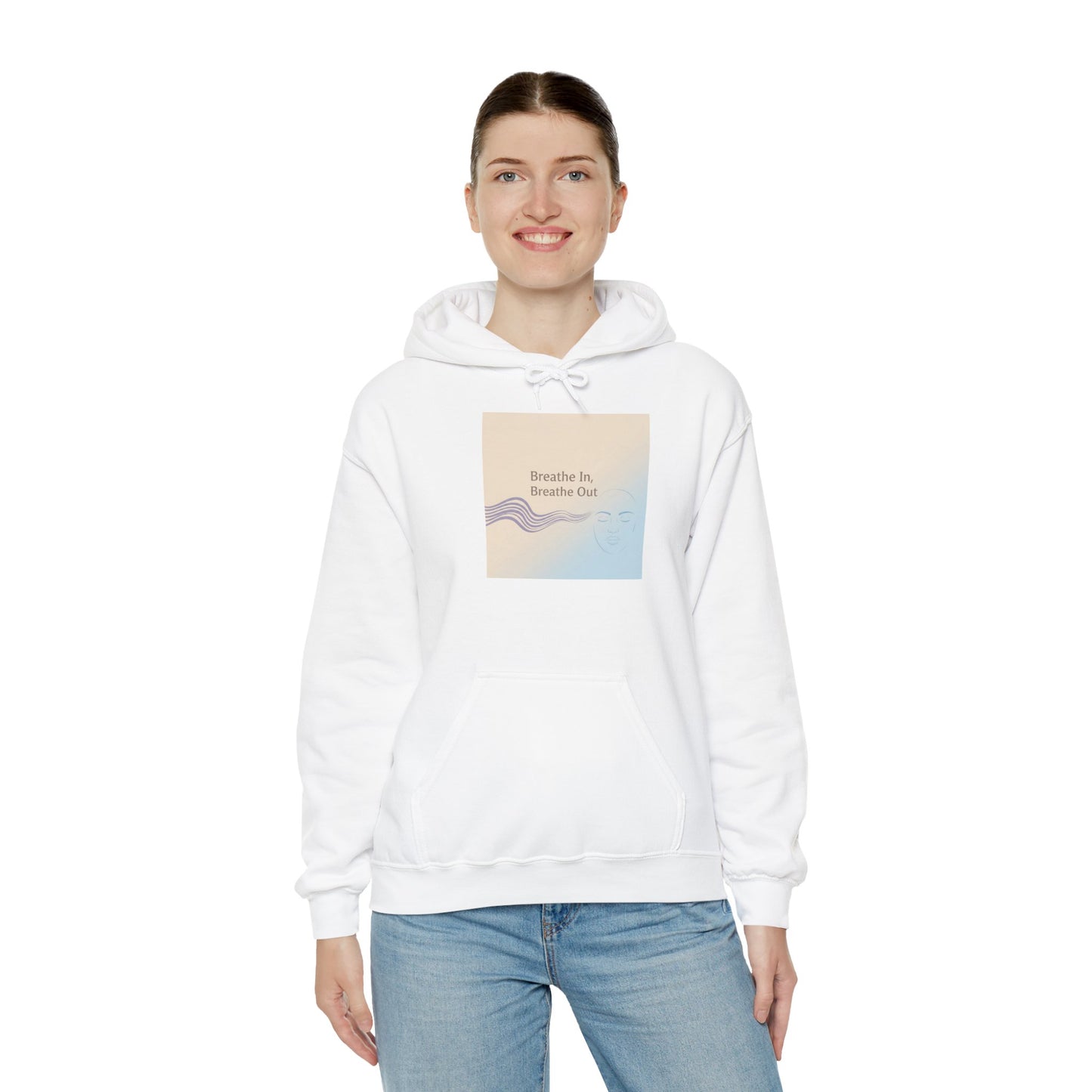 Mindfulness Breathe In Hoodie for Stress Relief