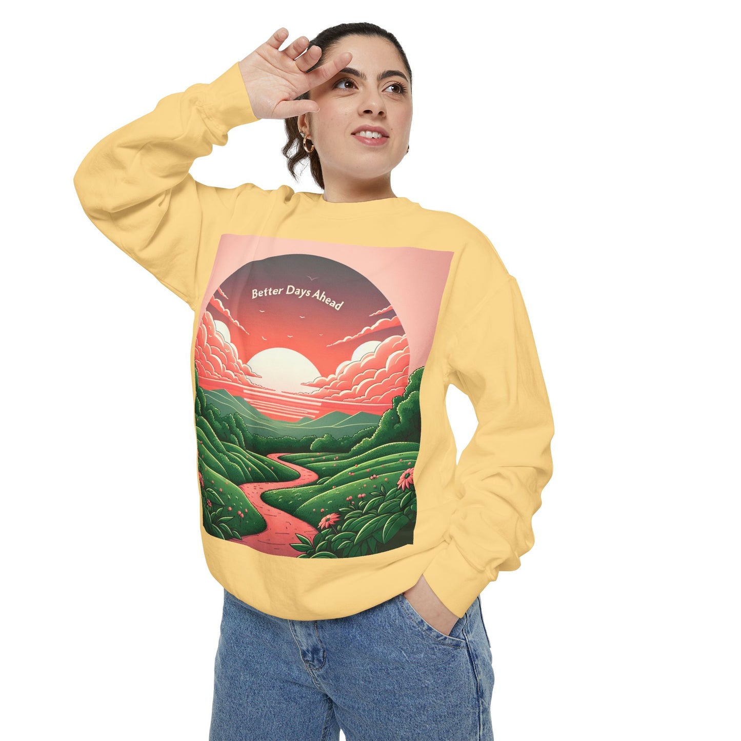 Unisex Garment-Dyed Sweatshirt