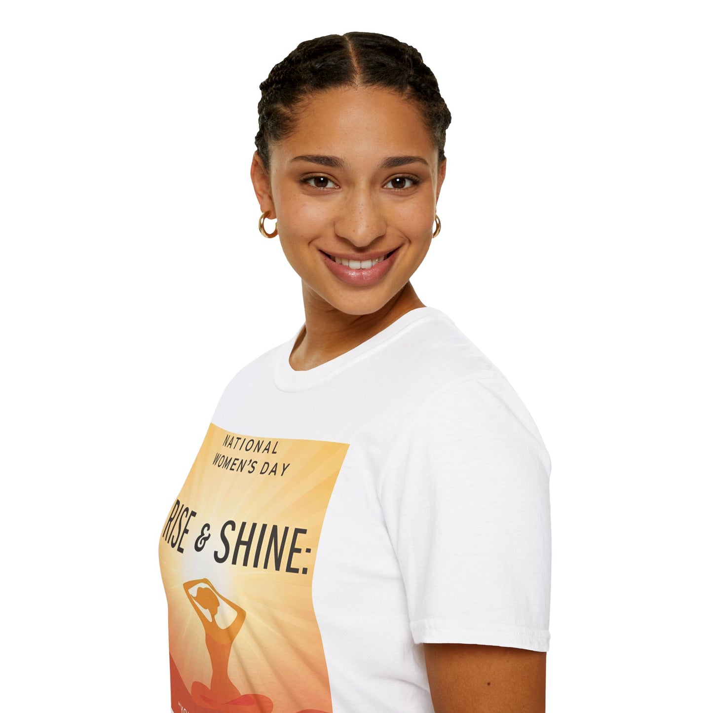 Empowering Women's Day T-Shirt - "Rise & Shine: Your Mind Matters"