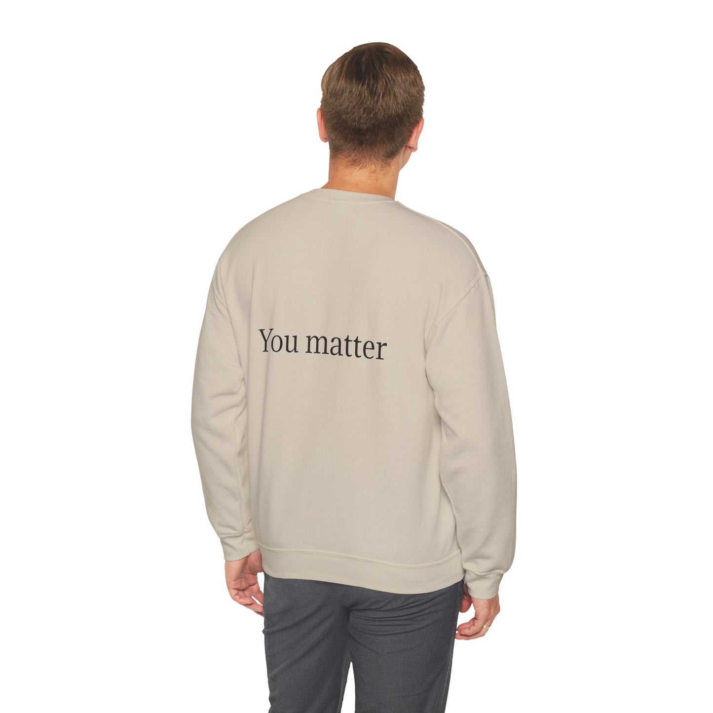 You Matter Unisex Heavy Blend™ Rondnek-trui - Gerieflike en inspirerende klere