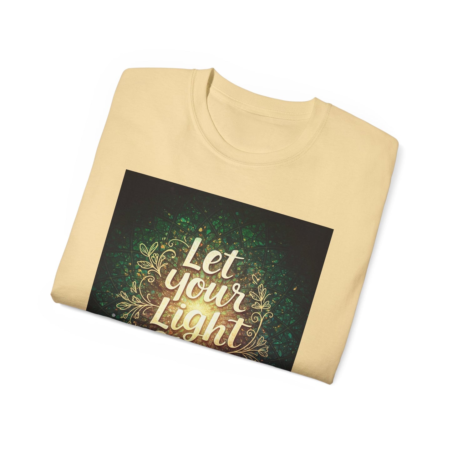 Inspirerende Unisex Ultra Cotton Tee - "Laat jou lig skyn"