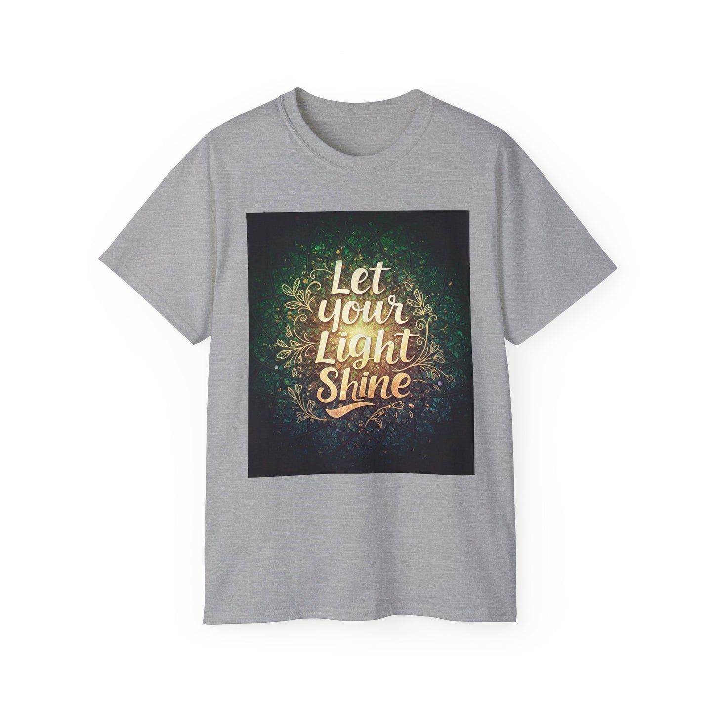 Inspirerende Unisex Ultra Cotton Tee - "Laat jou lig skyn"