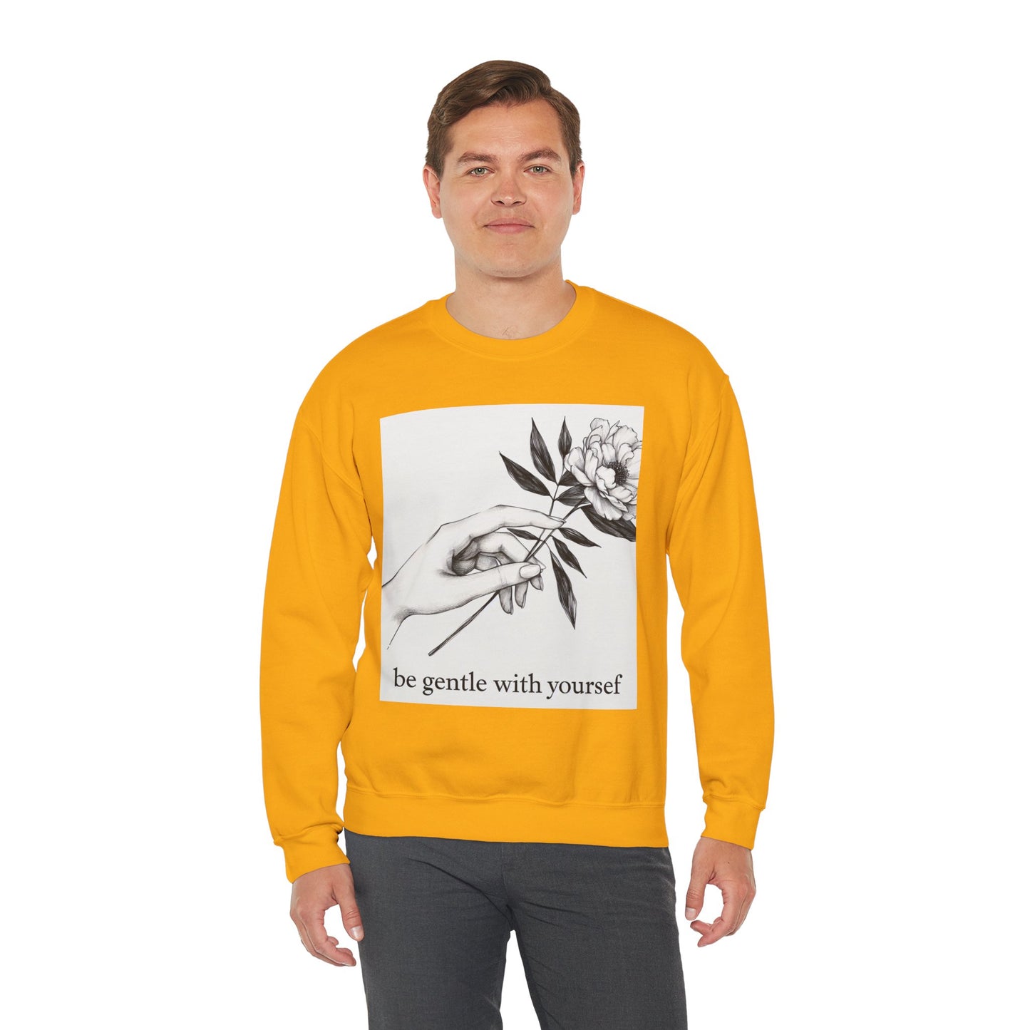 Be Gentle With Yourself Crewneck Sweatshirt - Unisex Heavy Blend™