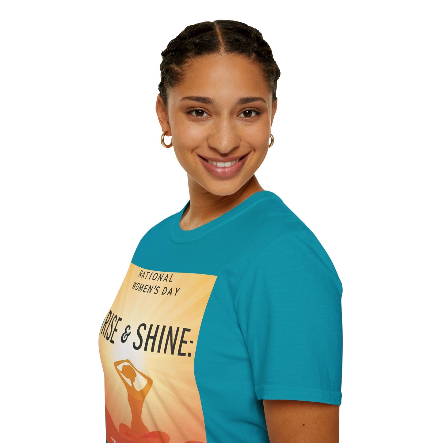 Empowering Women's Day T-Shirt - "Rise & Shine: Your Mind Matters"