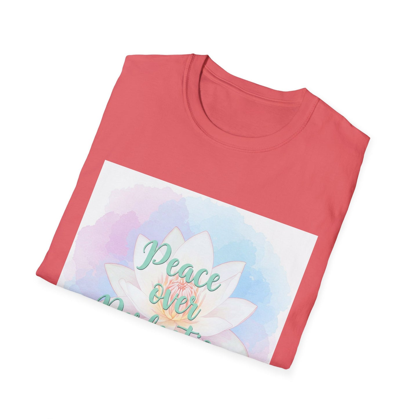 Peace Over Perfection Unisex Softstyle T-Shirt - Inspirational Casual Wear