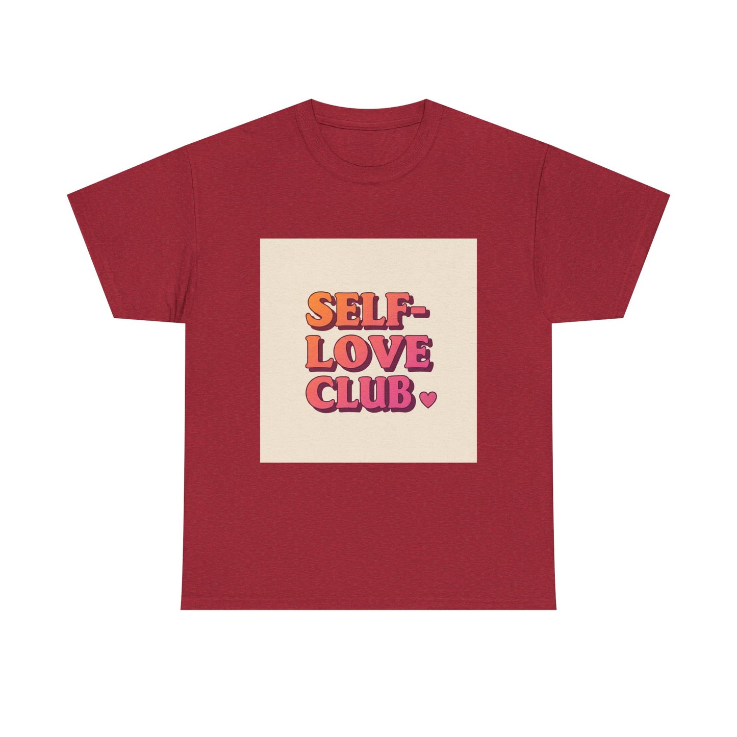 Self-Love Club Unisex Heavy Cotton Tee - Empowerment & Comfort for All