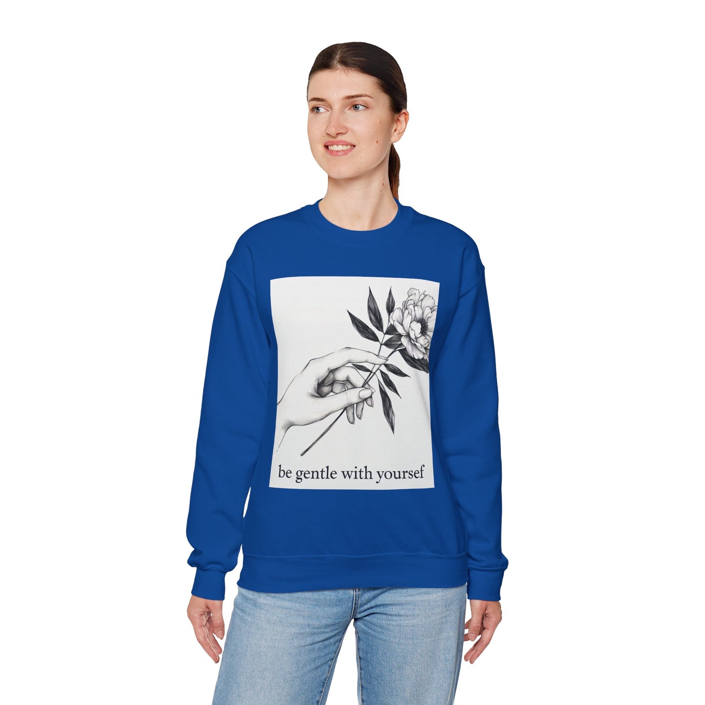 Be Gentle With Yourself Crewneck Sweatshirt - Unisex Heavy Blend™