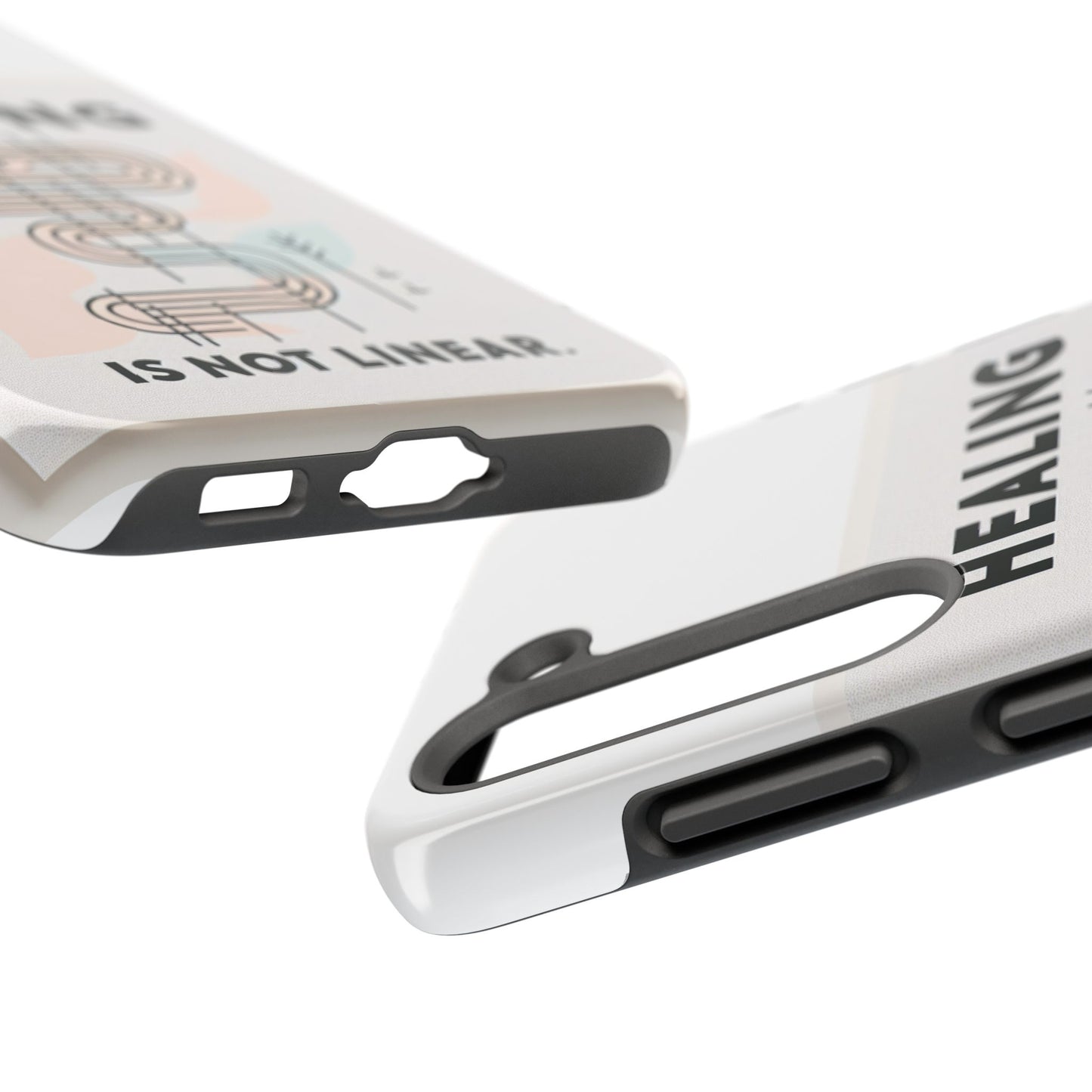 Healing Is Not Linear Tough Phone Case - Durable and Stylish Protection for Your Device