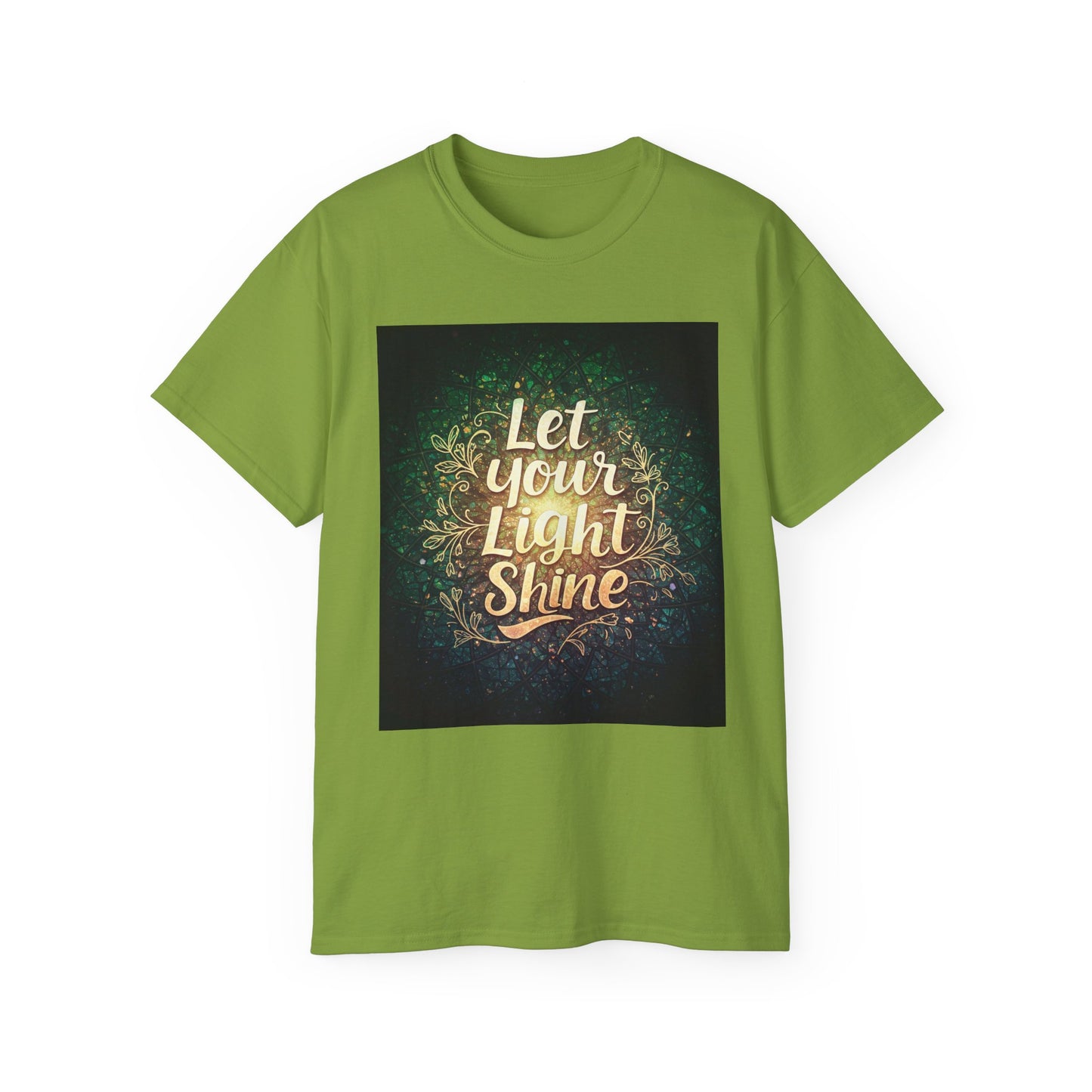 Inspirational Unisex Ultra Cotton Tee - "Let Your Light Shine"