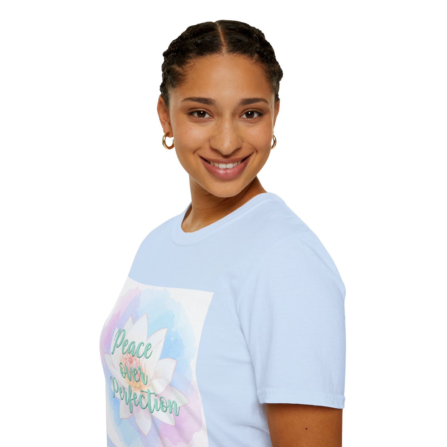 Peace Over Perfection Unisex Softstyle T-Shirt - Inspirational Casual Wear