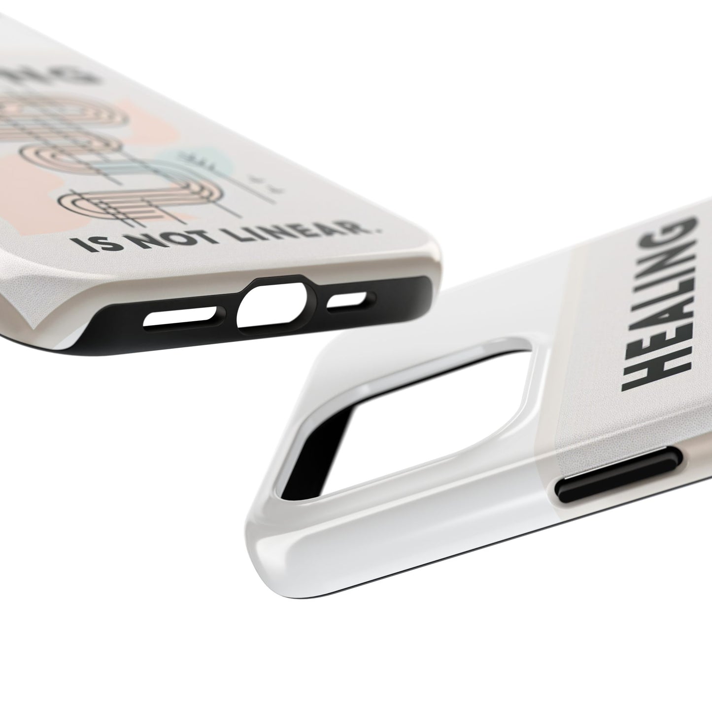 Healing Is Not Linear Tough Phone Case - Durable and Stylish Protection for Your Device