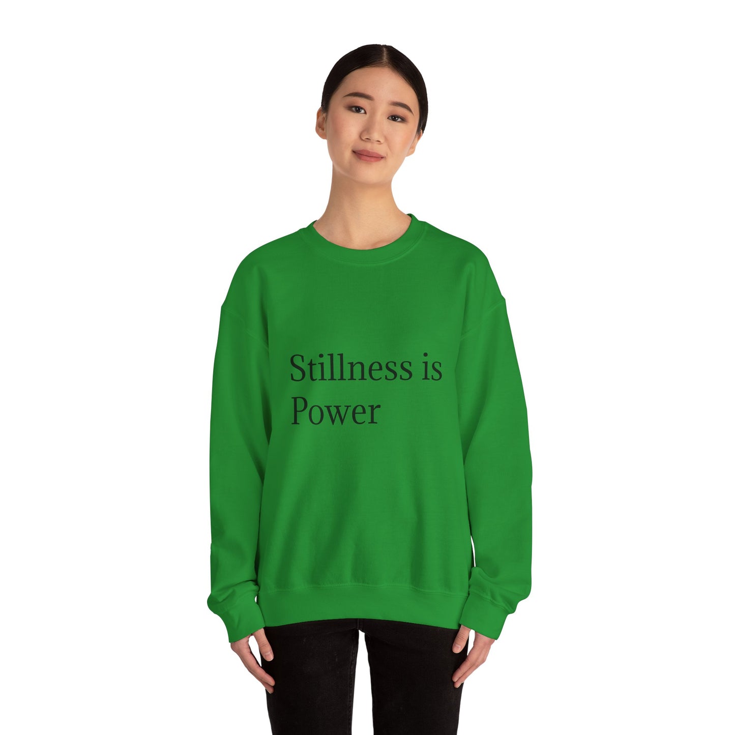 Stillness is Power Unisex Heavy Blend™ Crewneck Sweatshirt