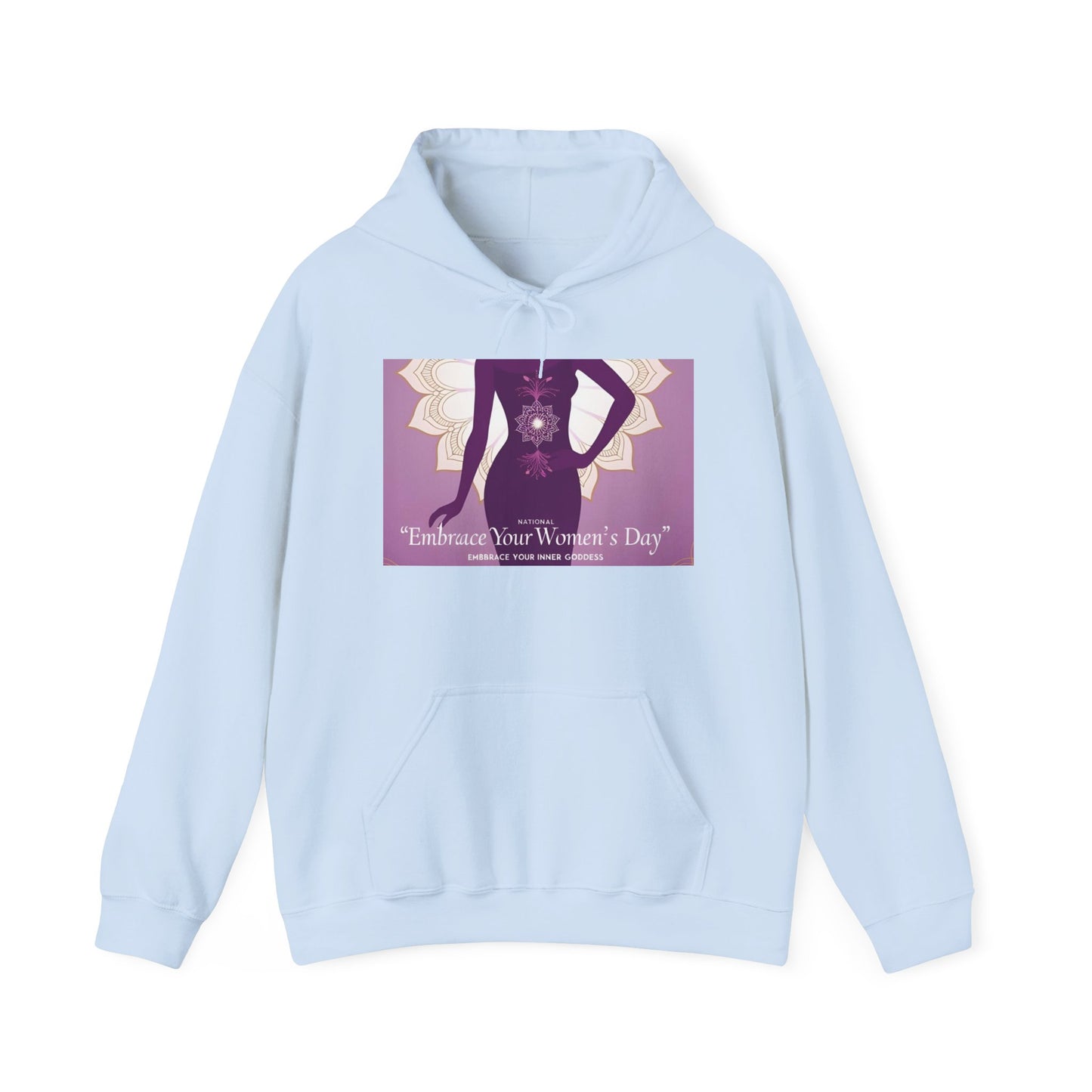 Embrace Your Women's Day Hoodie - Unisex Heavy Blend Sweatshirt