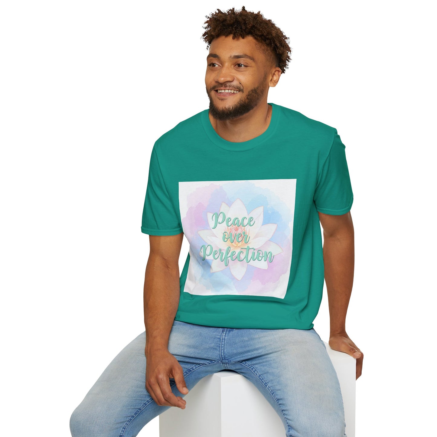 Peace Over Perfection Unisex Softstyle T-Shirt - Inspirational Casual Wear