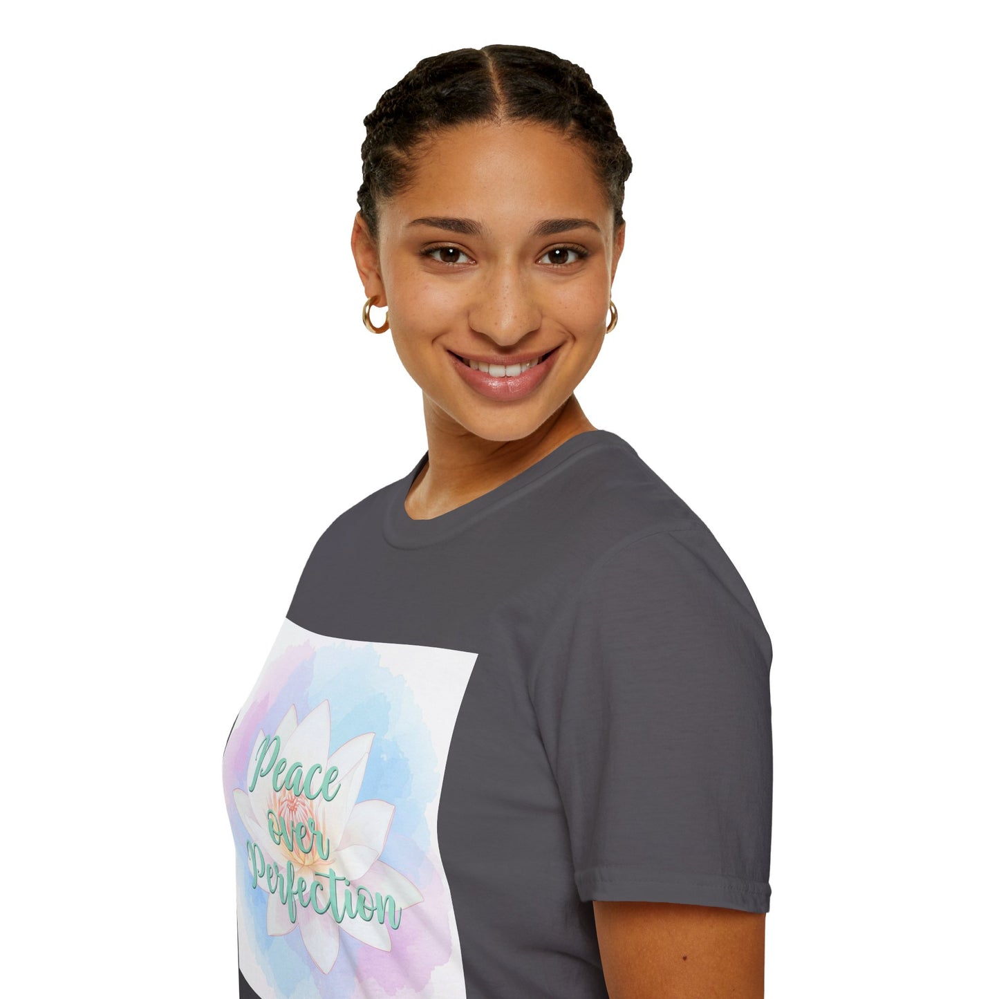 Peace Over Perfection Unisex Softstyle T-Shirt - Inspirational Casual Wear