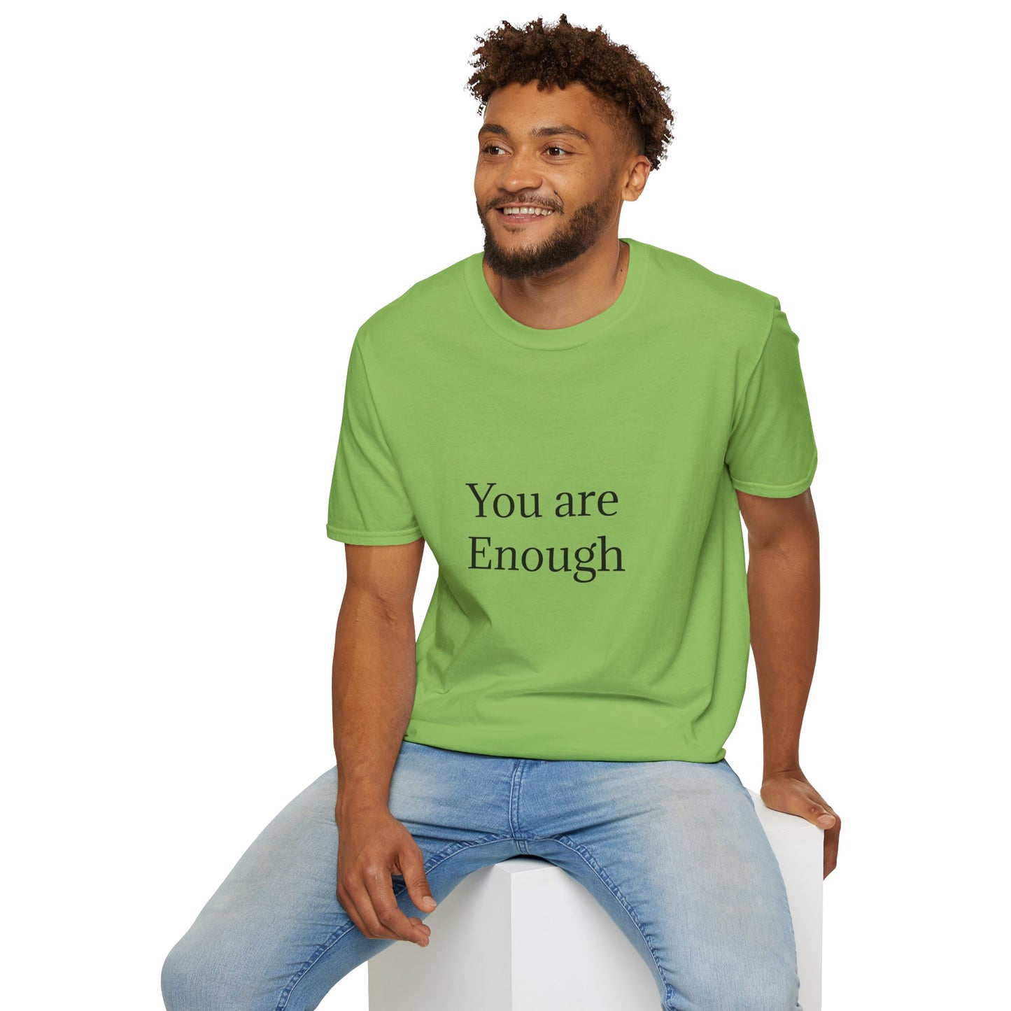 Inspirational Unisex Softstyle T-Shirt - "You are Enough"