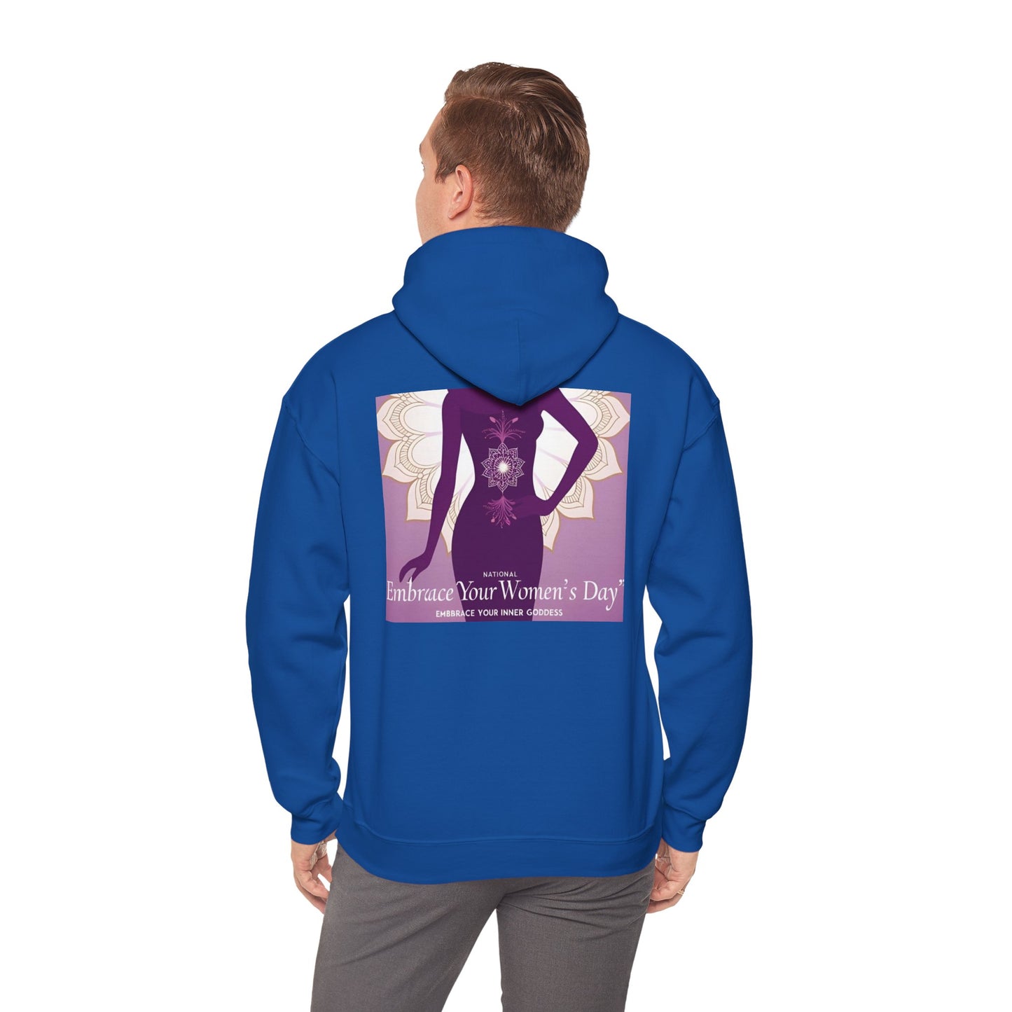 Embrace Your Women's Day Hoodie - Unisex Heavy Blend Sweatshirt