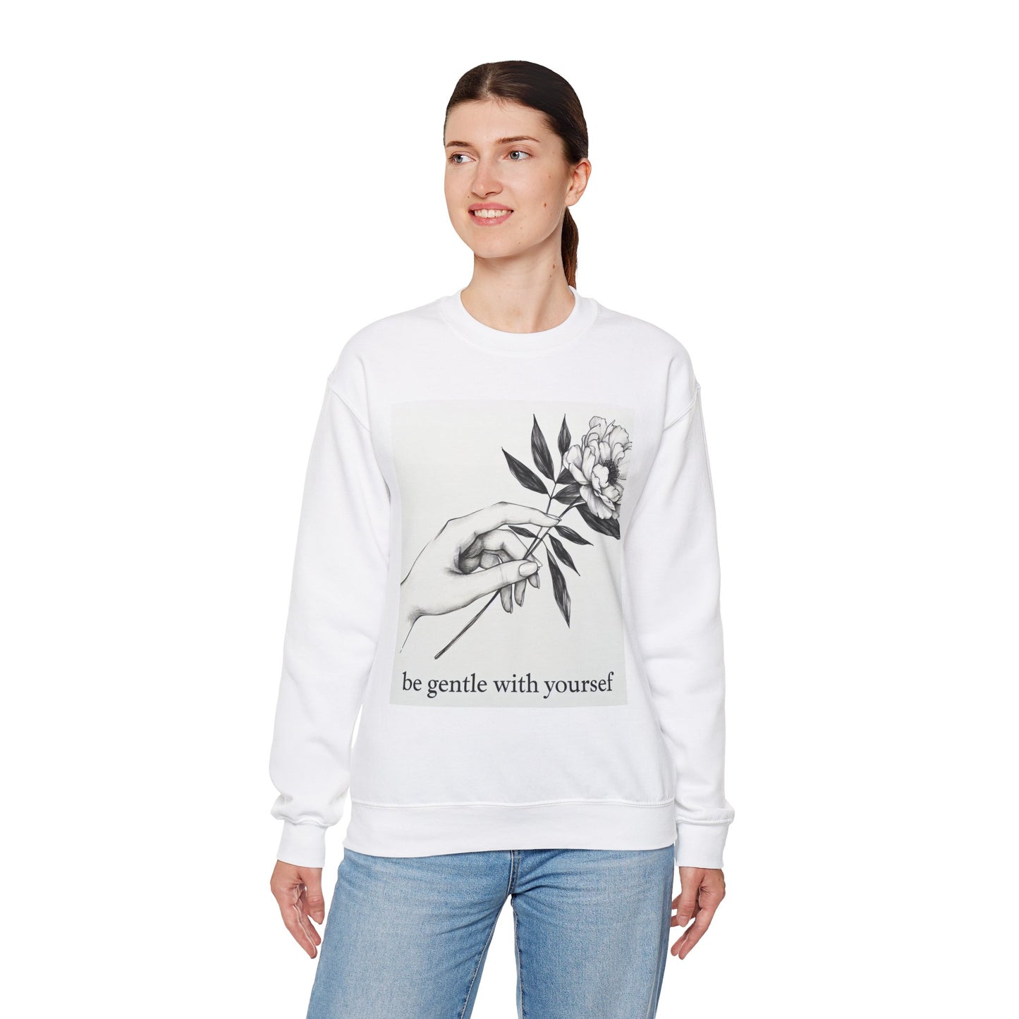 Be Gentle With Yourself Crewneck Sweatshirt - Unisex Heavy Blend™