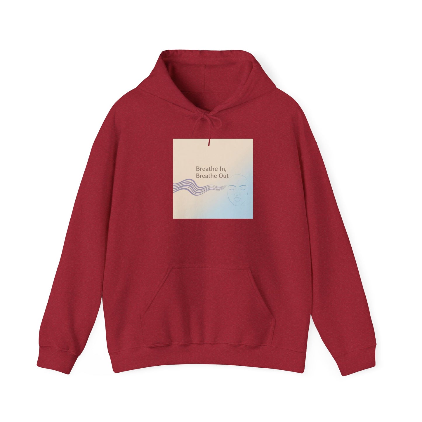 Mindfulness Breathe In Hoodie for Stress Relief