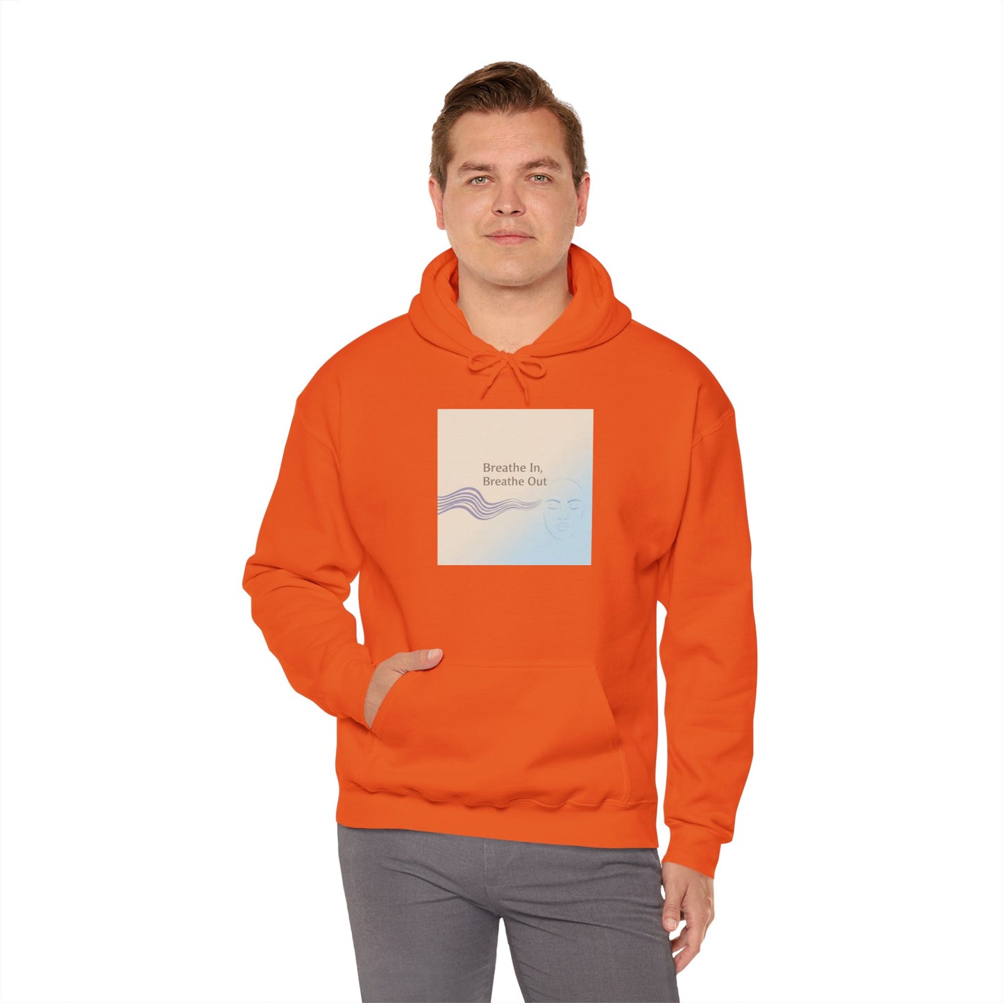 Mindfulness Breathe In Hoodie for Stress Relief