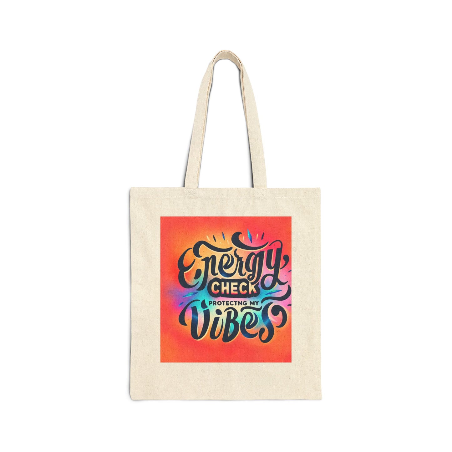 Protect My Vibes Canvas Tote Bag