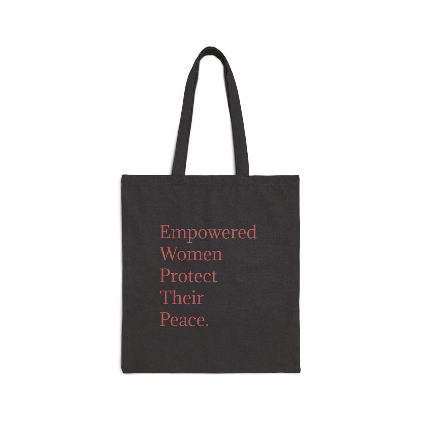 Empowered Women Tote Bag - Eco-Friendly Cotton Canvas