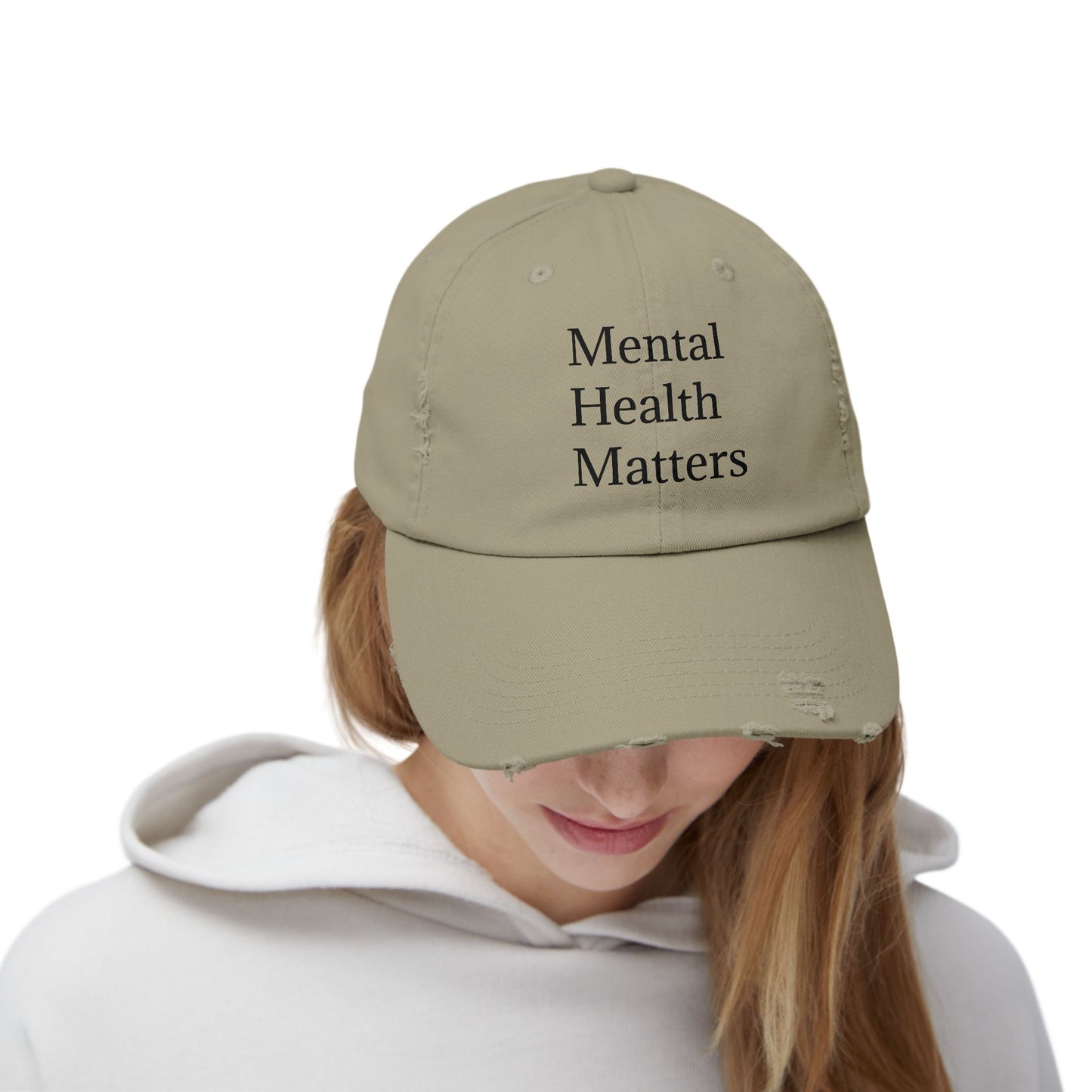 Distressed Cap - Mental Health Matter