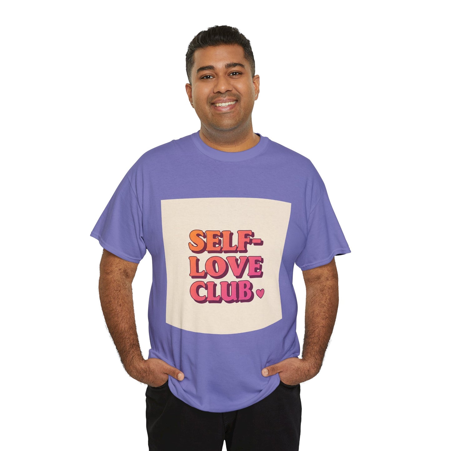 Self-Love Club Unisex Heavy Cotton Tee - Empowerment & Comfort for All