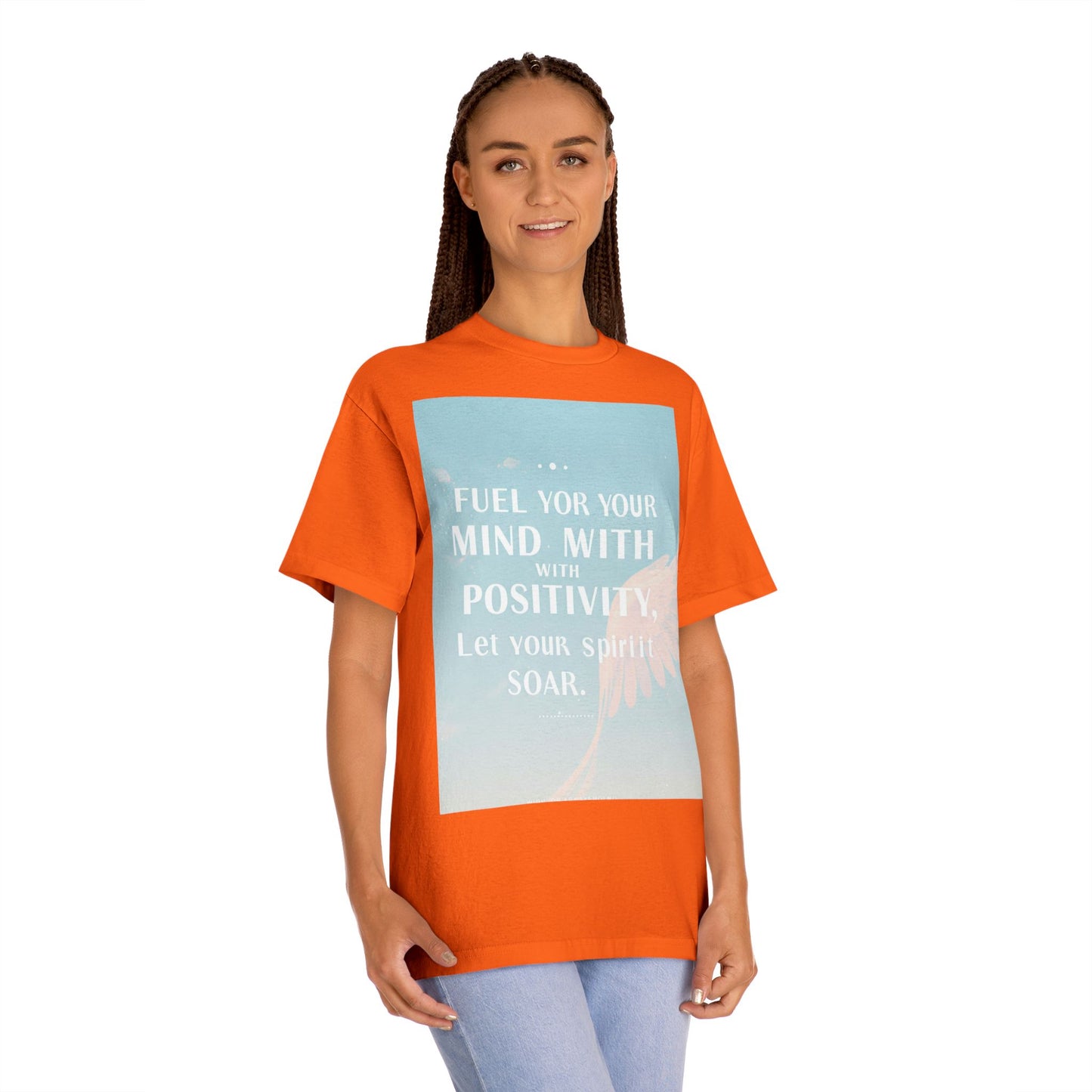 Inspirerende Positiwiteit Unisex Klassieke Tee - Mindset Motivering T-hemp