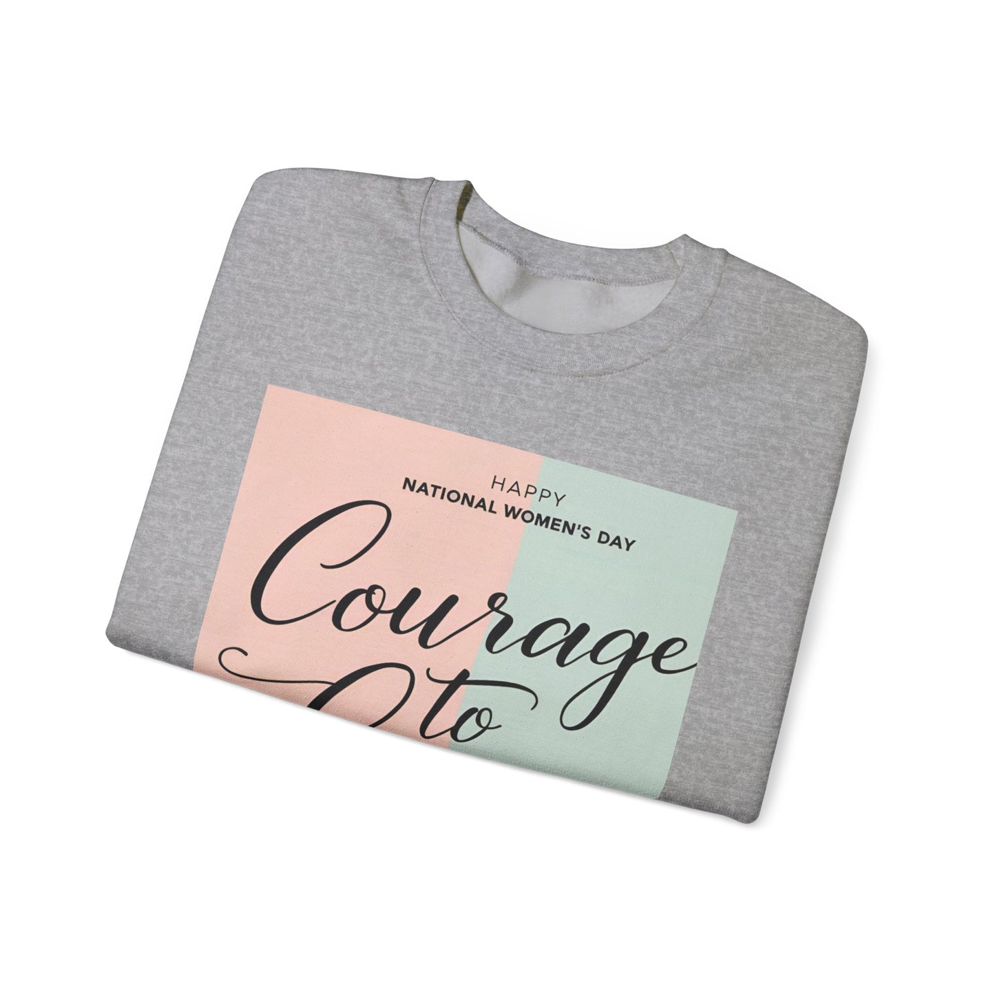 Courage to Care Sweatshirt vir Geestesgesondheidsbewustheid